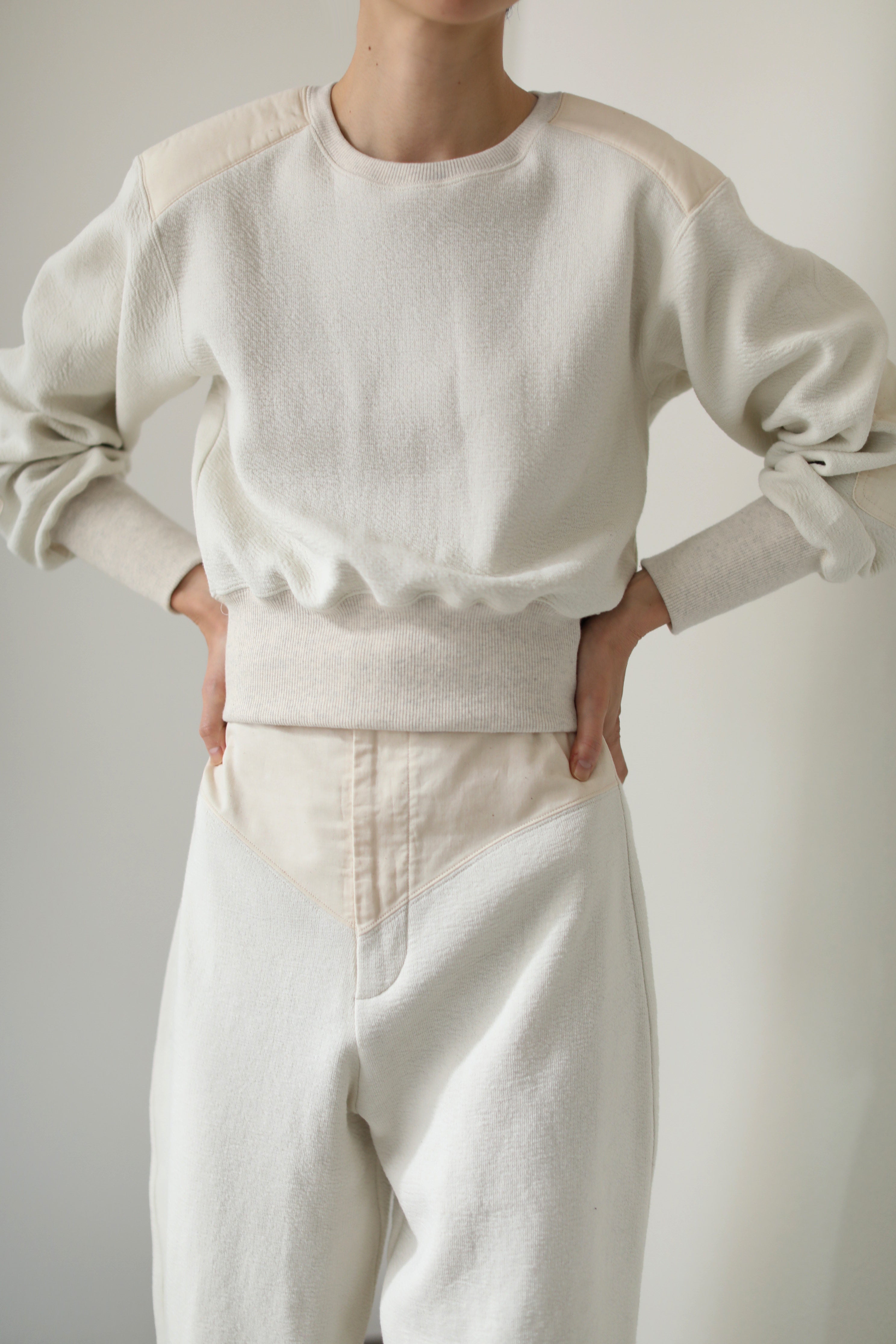 Organic cotton Switching Cropped P/O(ls21272T)