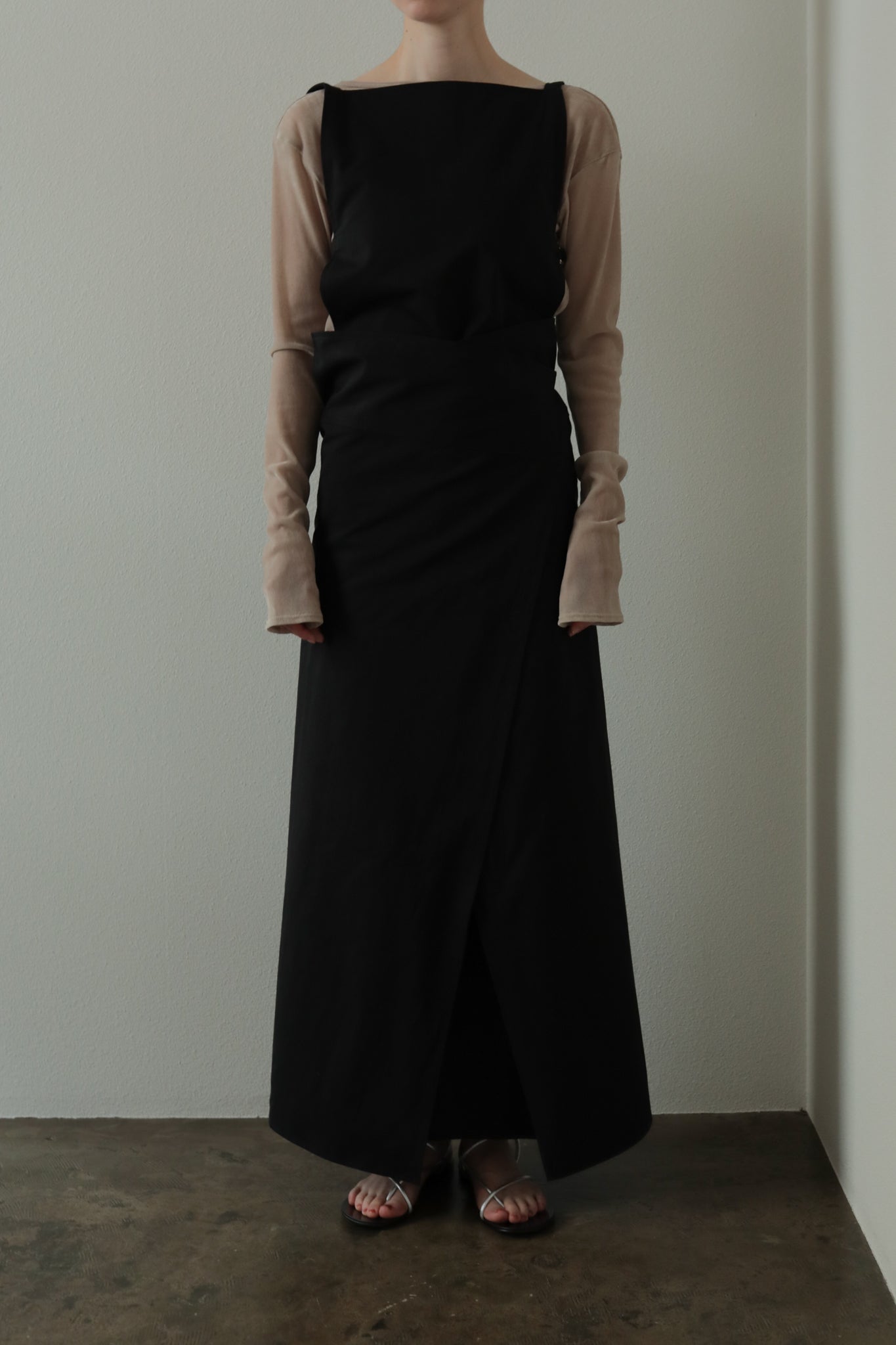 Cotton Twill Apron Dress(ls34405D)