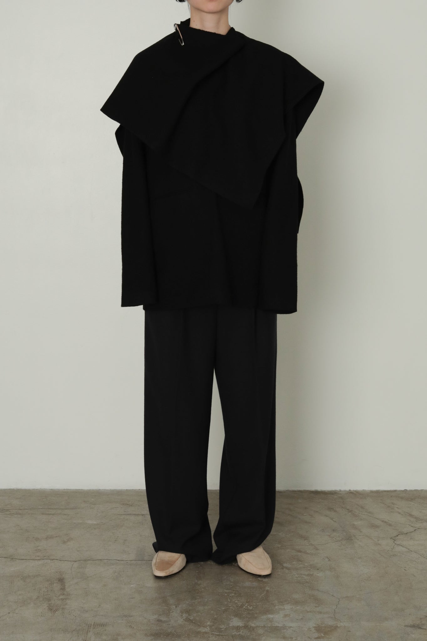 Crape Cotton Wool Multi Stole (ls44461A)