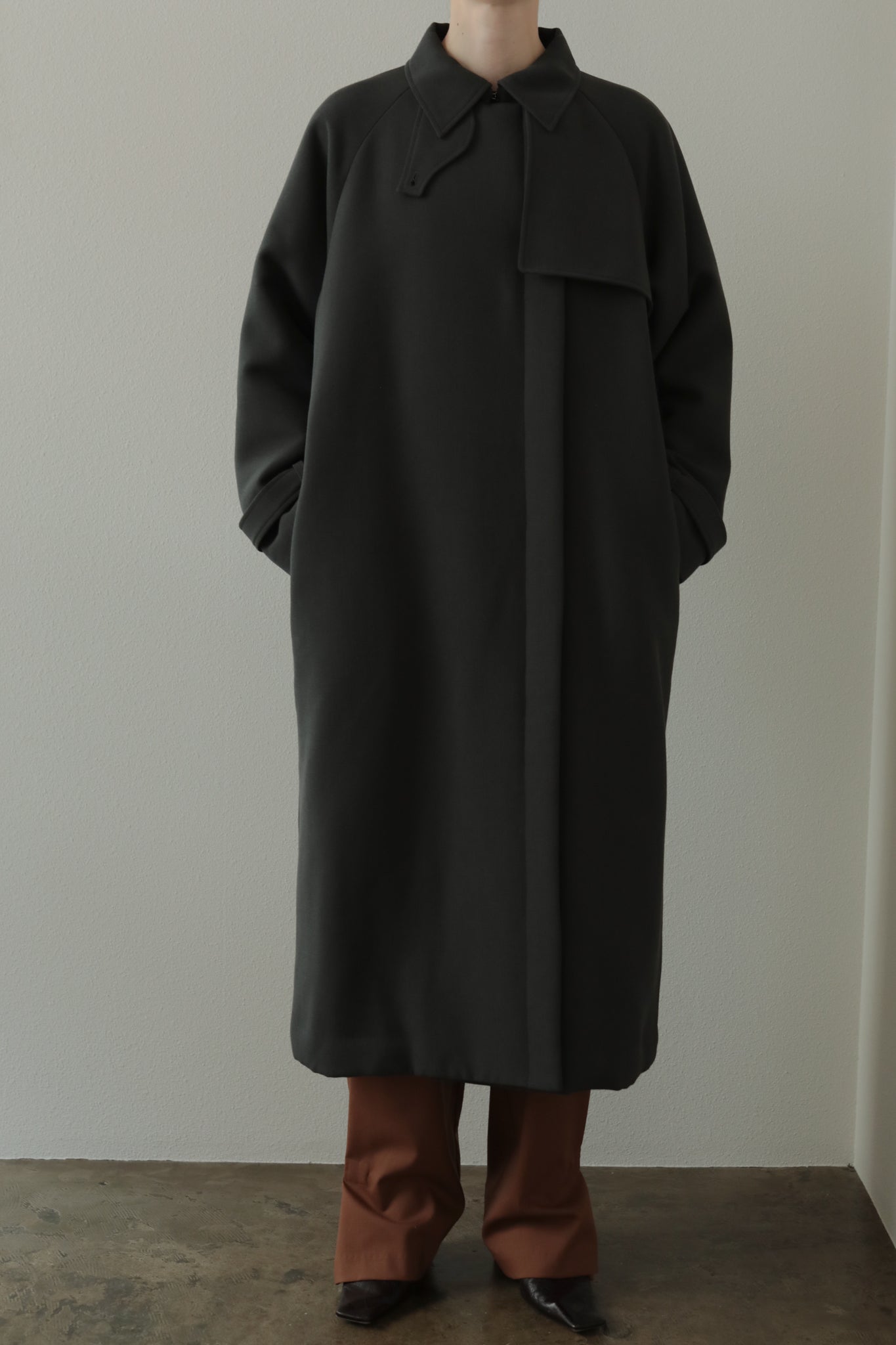 WV Mix Padded Trench Coat(ls34409J)