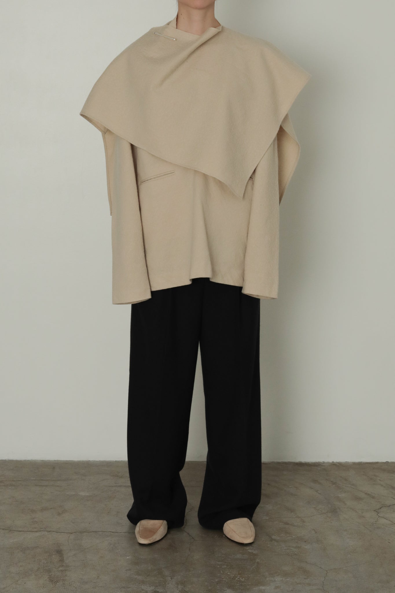 Crape Cotton Wool Multi Stole (ls44461A)