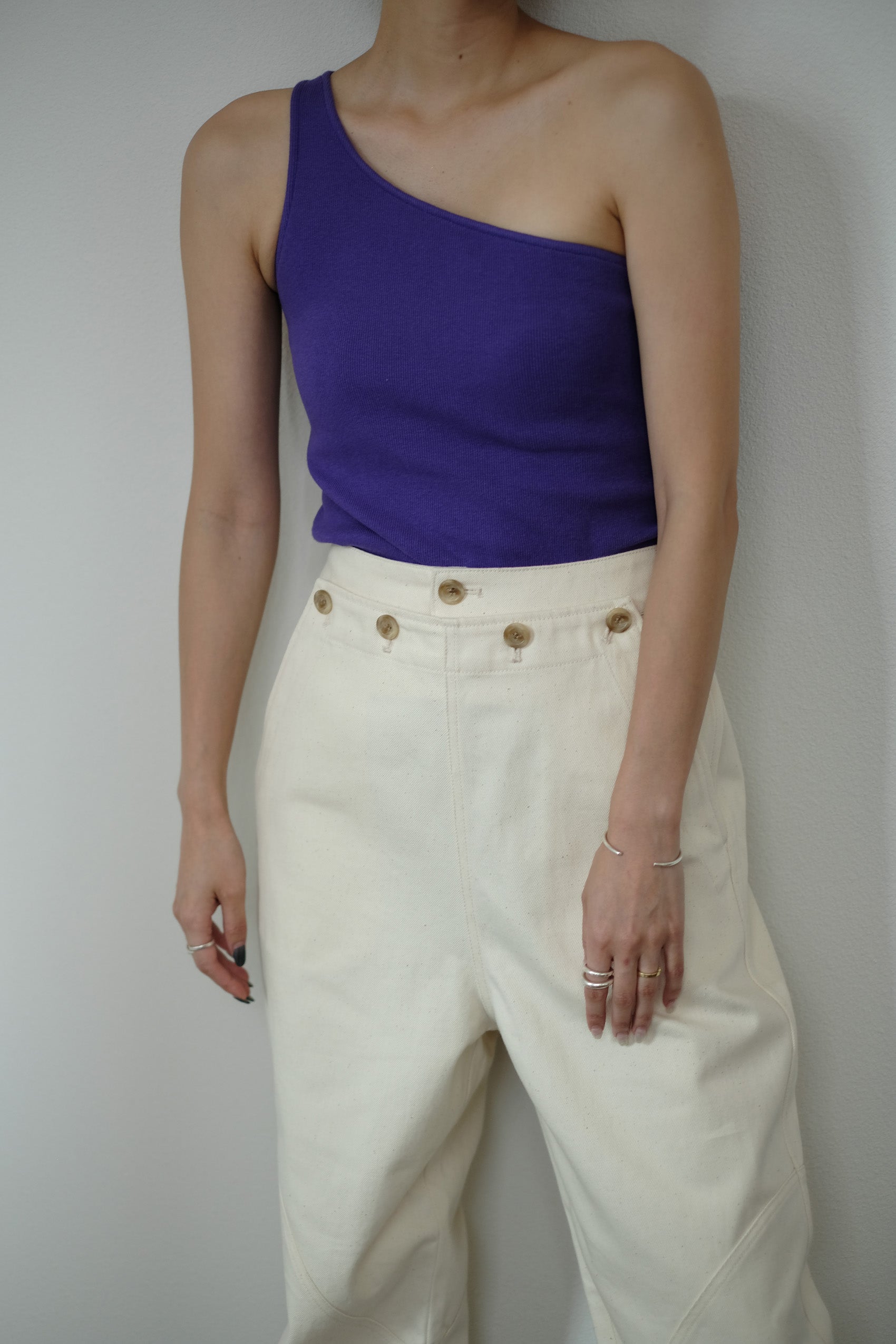 One Shoulder Bra Tank(ls107T)