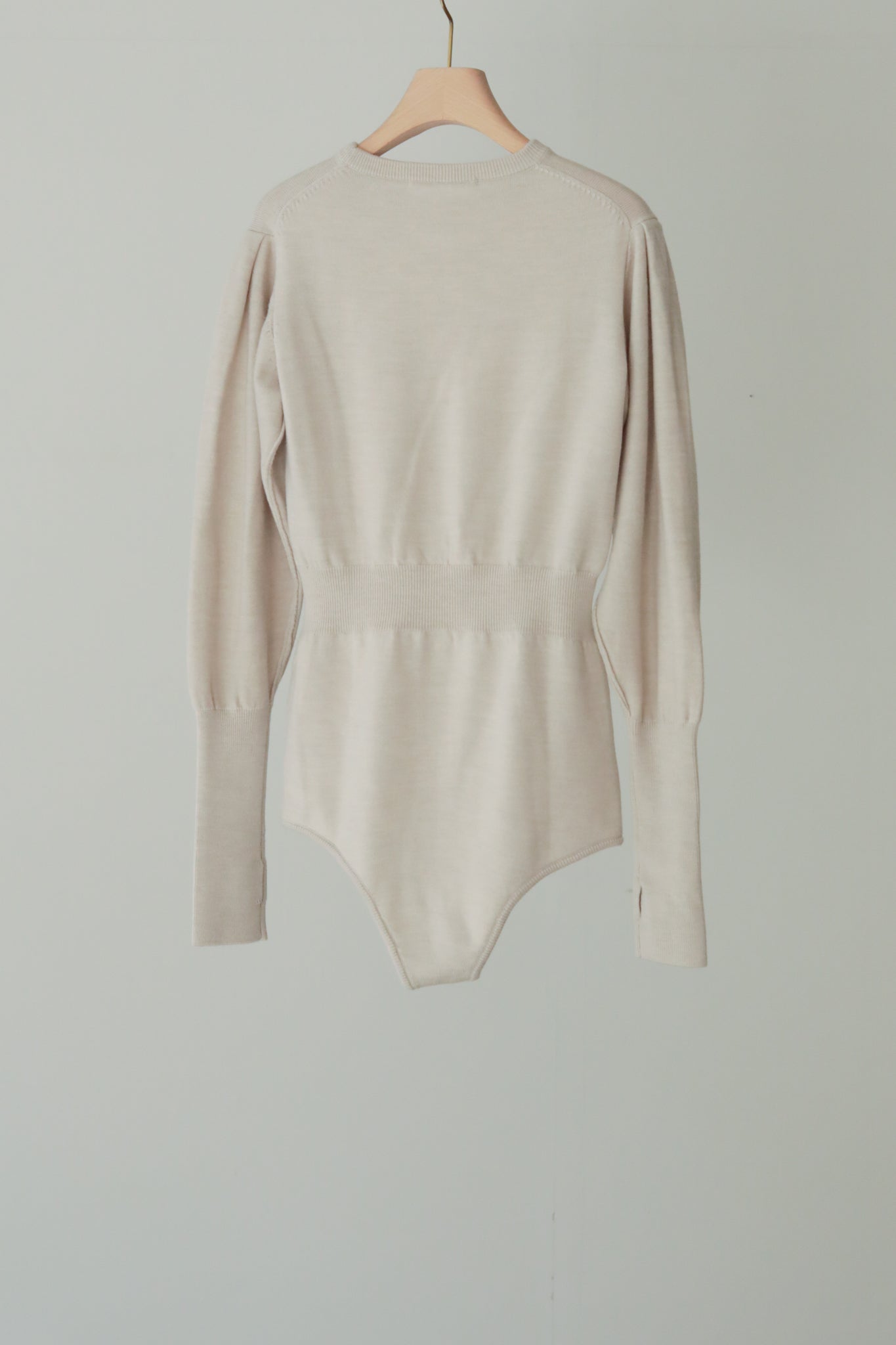 Extra Fine Merino Wool Bodysuit(ls34389K)