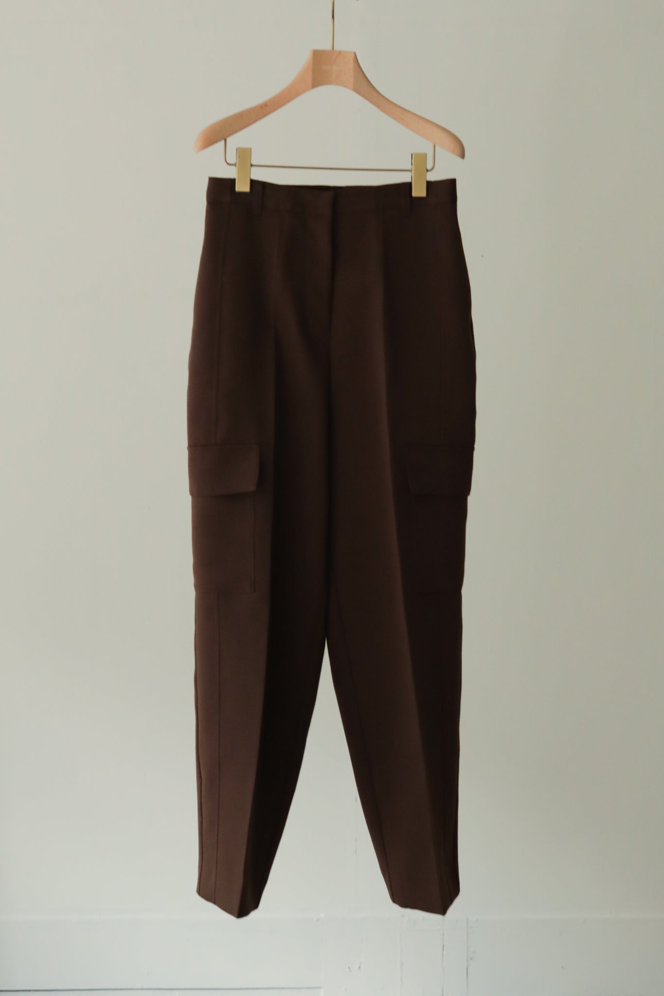 Switching Design Satin Cargo Slacks(ls34403P)