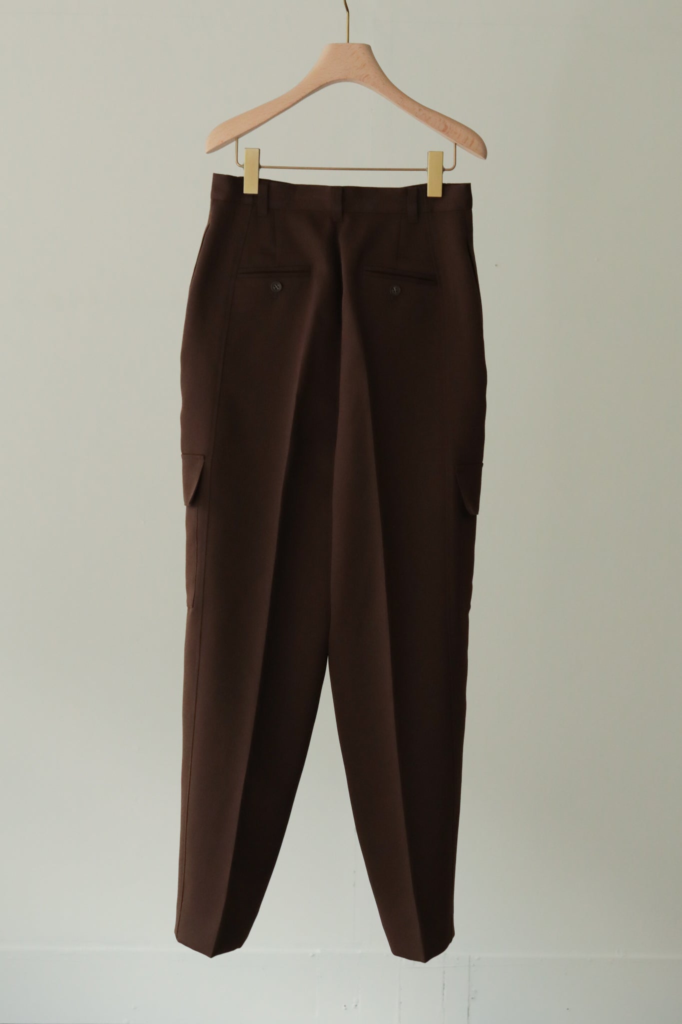 Switching Design Satin Cargo Slacks(ls34403P)