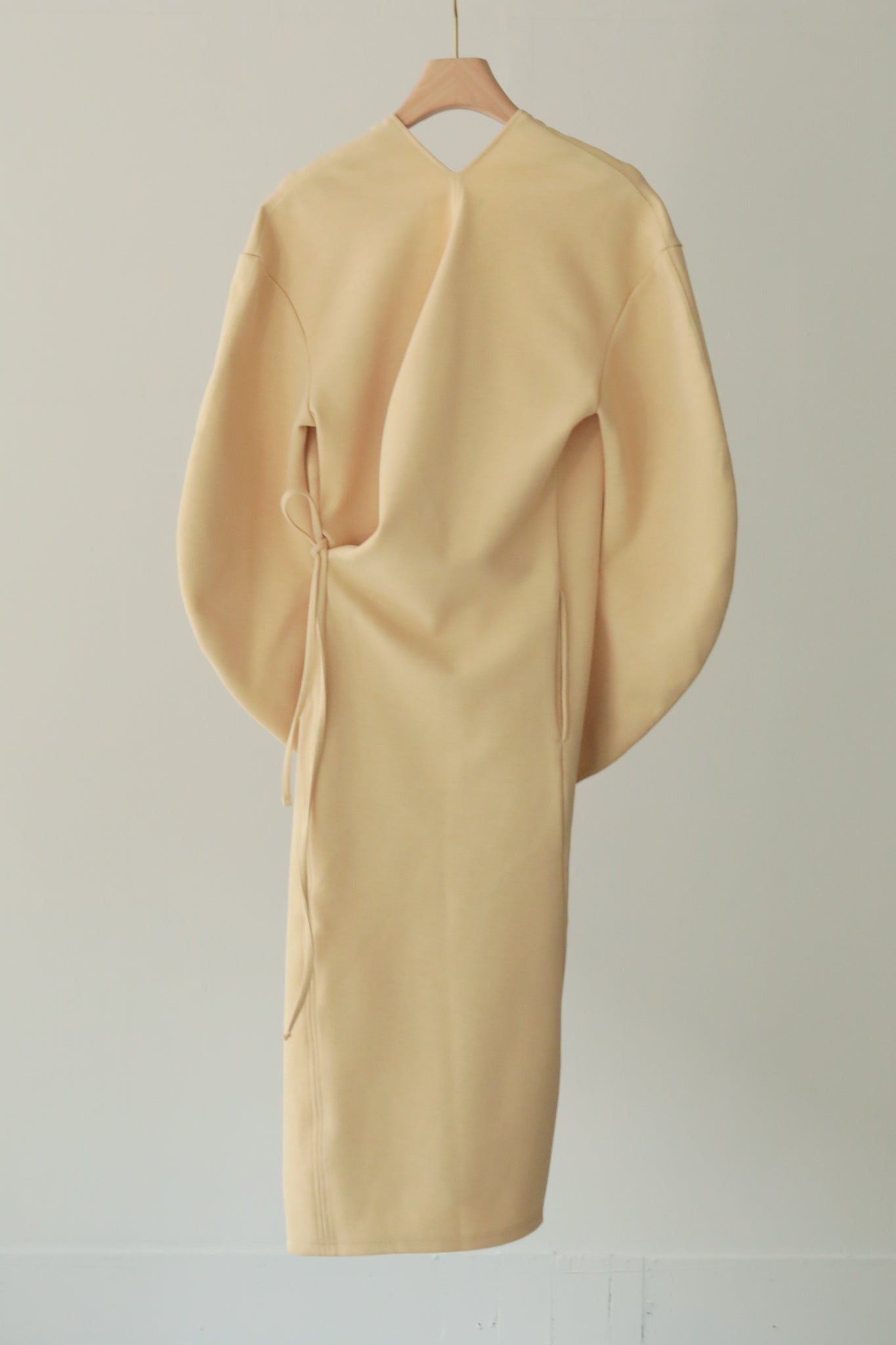 Drape Construction 2way Jersey Dress(ls34404D)