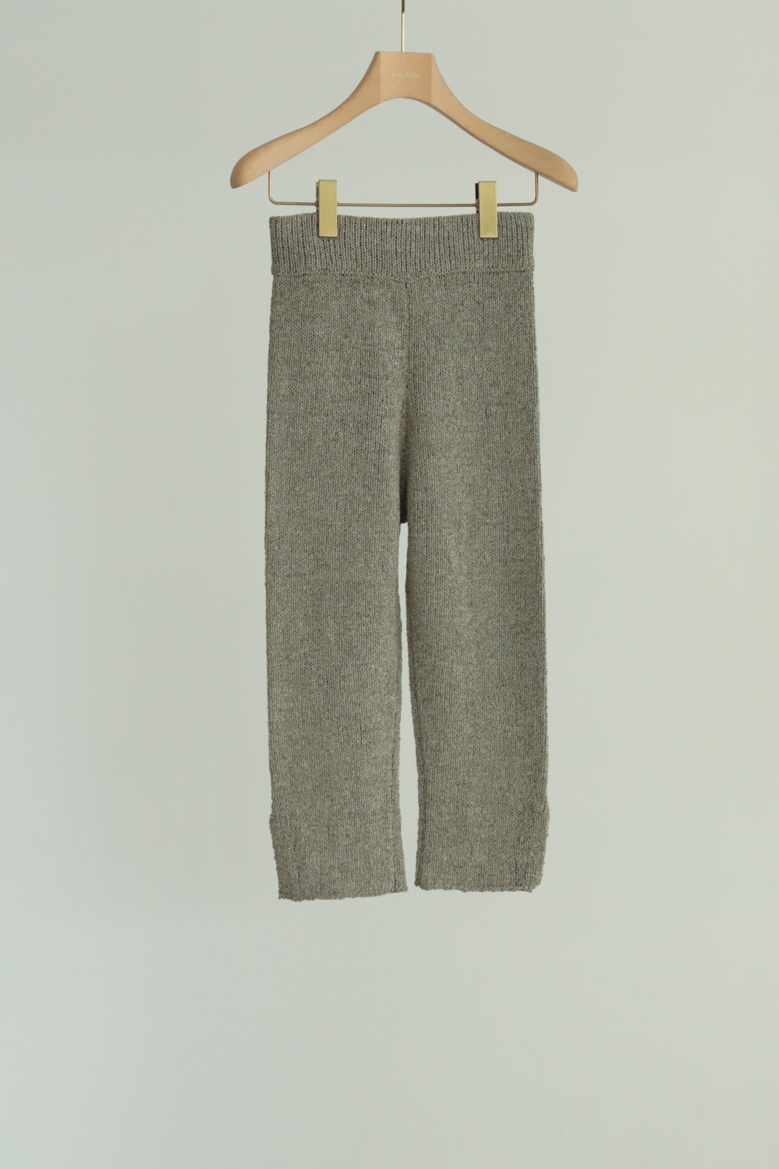 Italian Mix Loop Yarn Knit Half Leggings (ls42434K)