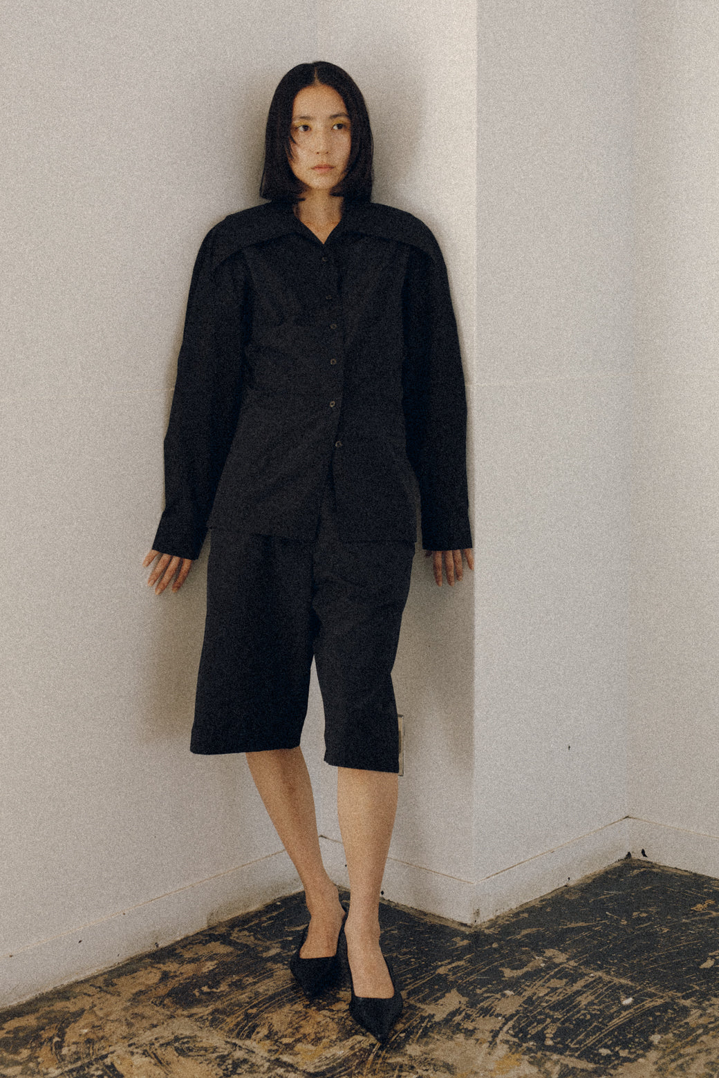 Sustainable Lawn Half Slacks(ls52514P)