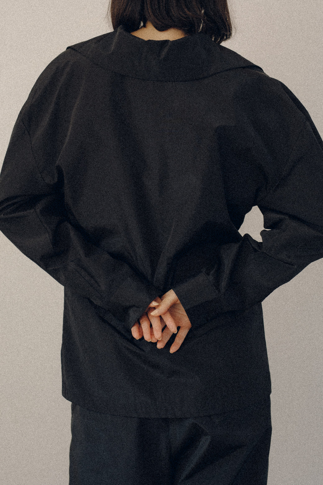 Sustainable Lawn 2way Big Collar Shirt(ls52513T)