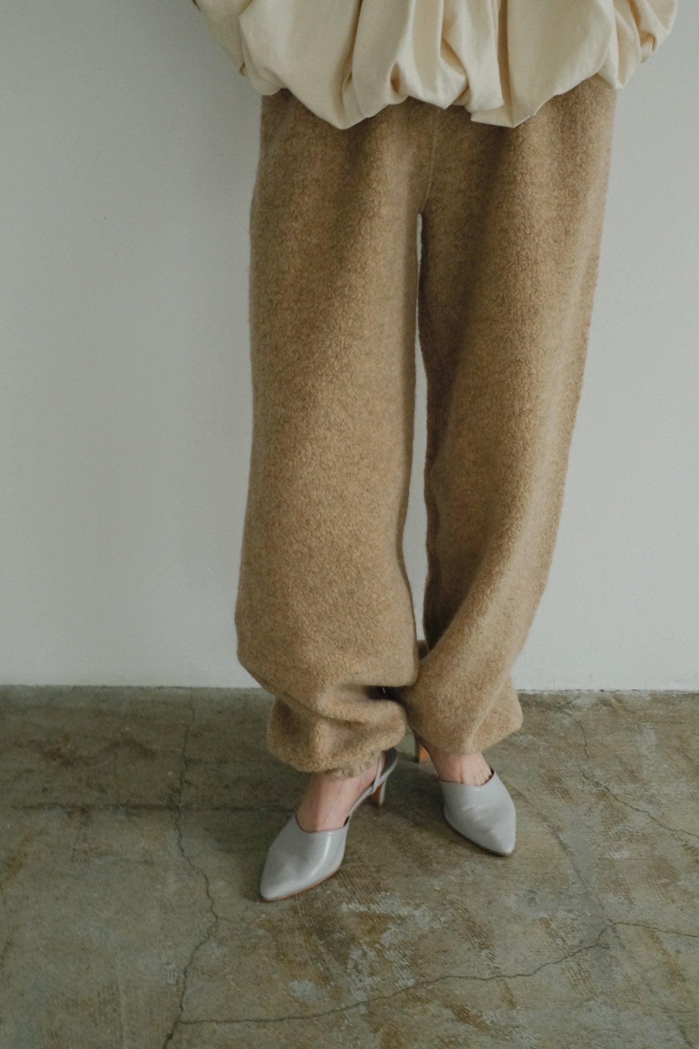 Wool Angola Pile Pajama Pants (ls44462P)