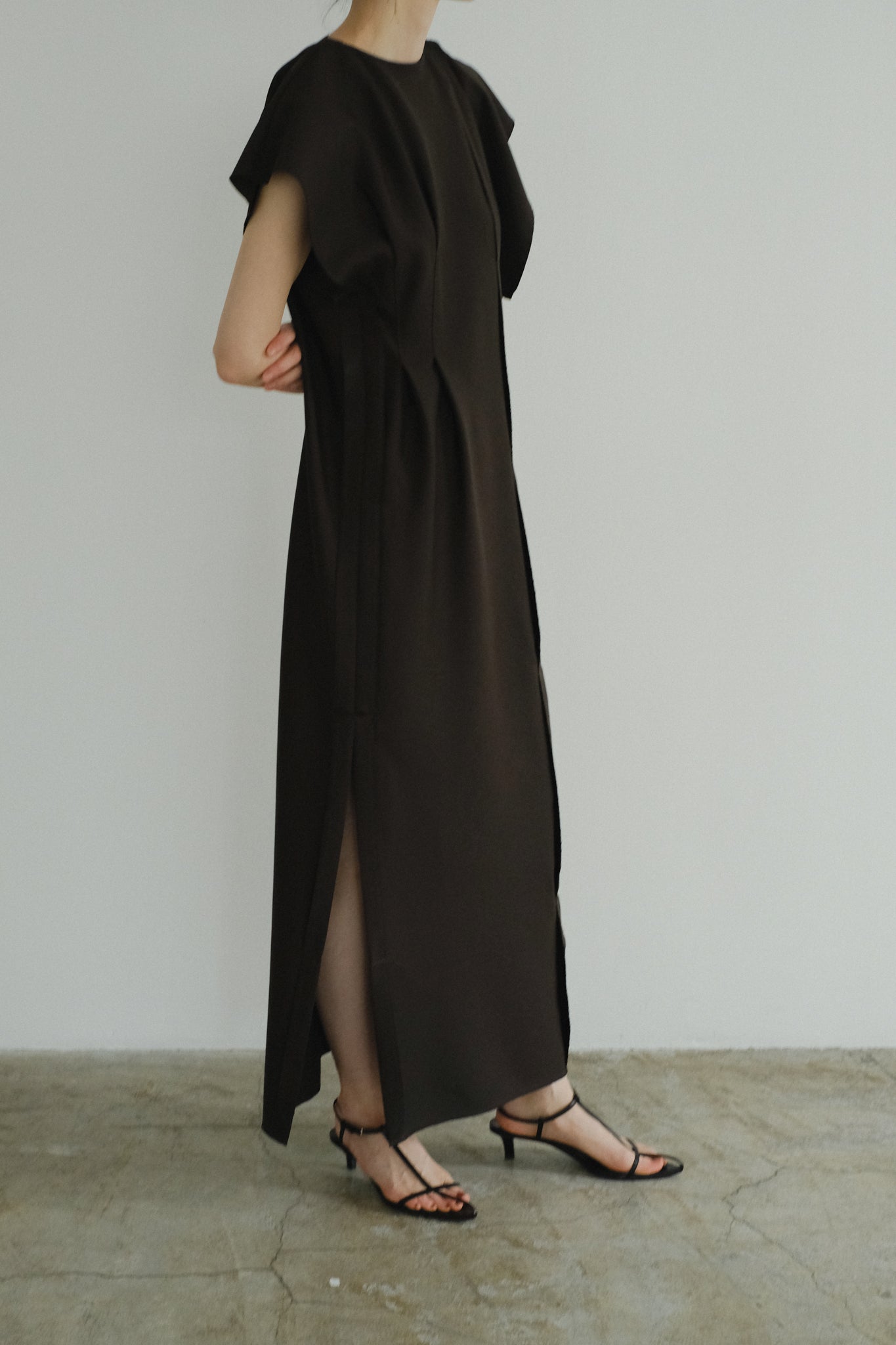 Asymmetry Square Dress (ls44483D)