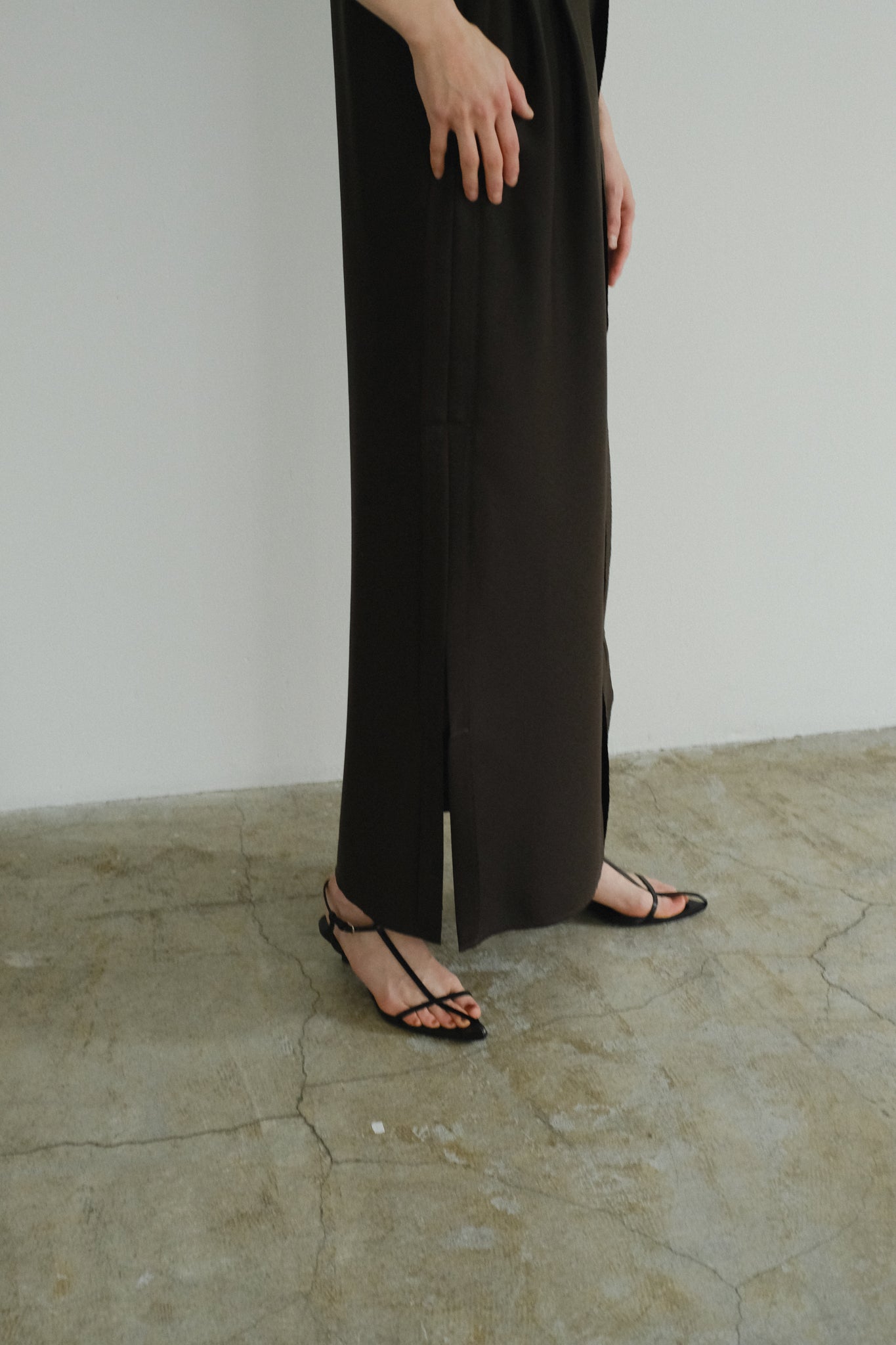 Asymmetry Square Dress (ls44483D)