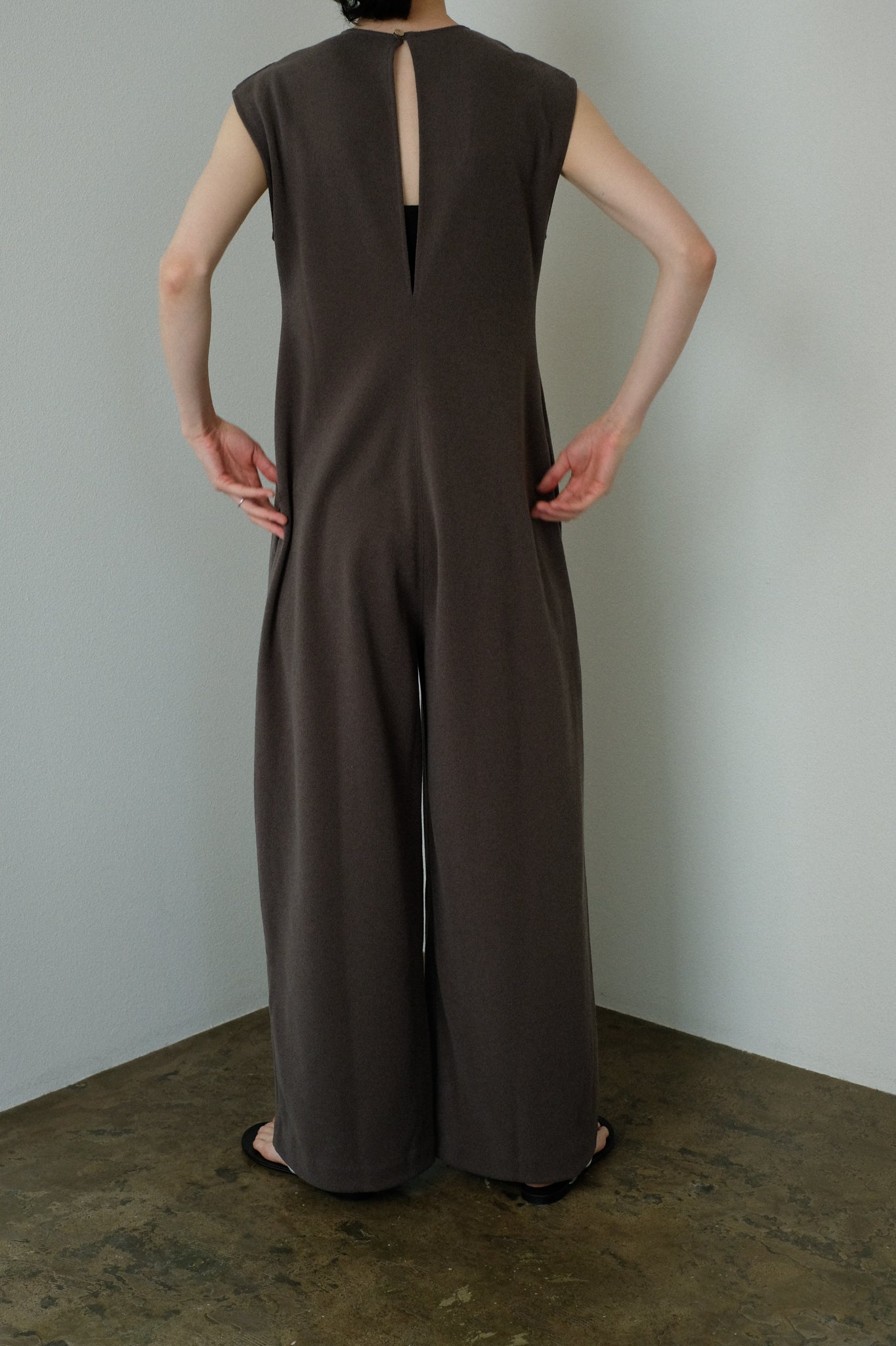 Boucle Wide Jumpsuit(ls22291P)