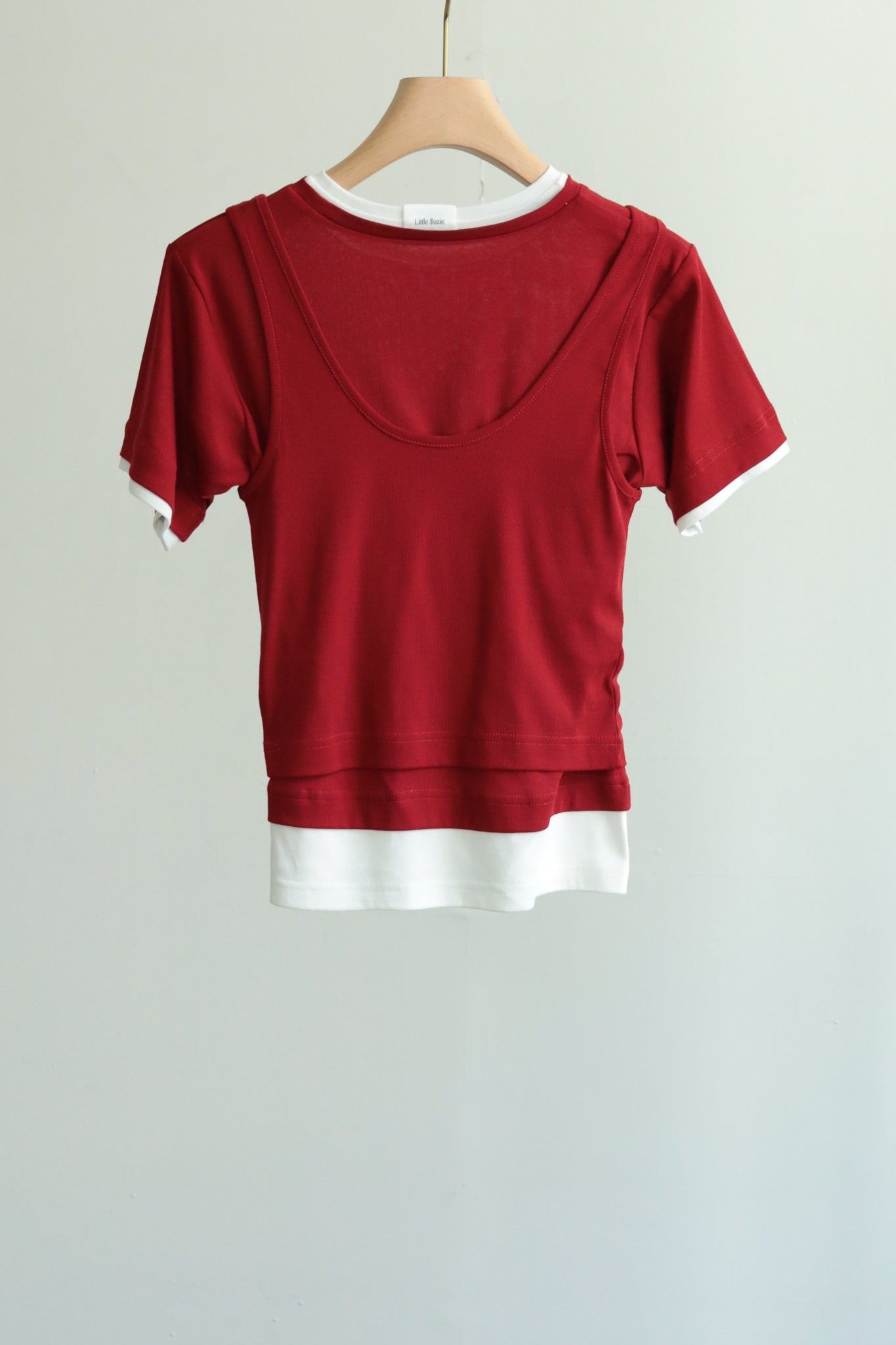 Cool Fraise Layered Tee & Tank(ls42500T)