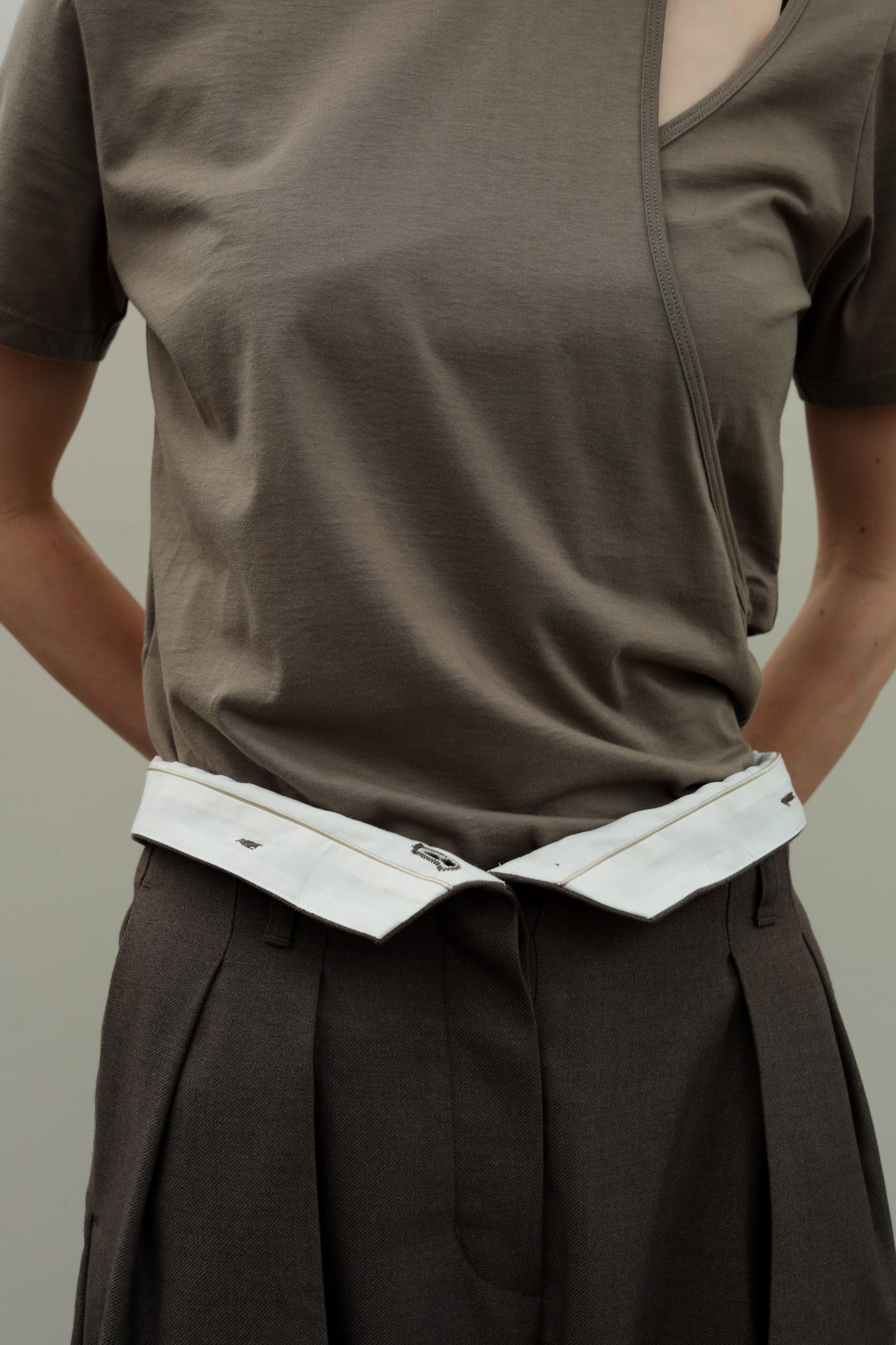 Asymmetry Layered Tops(ls093T)