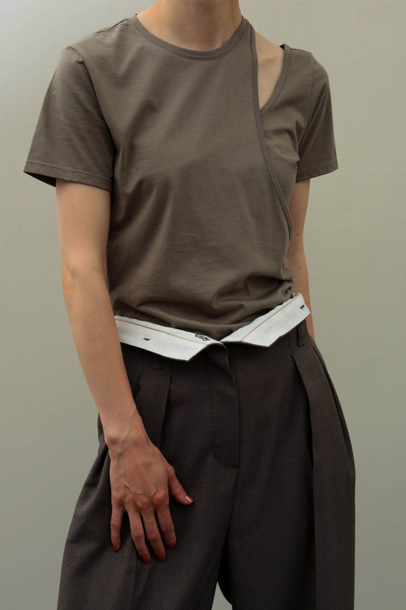 Asymmetry Layered Tops(ls093T)
