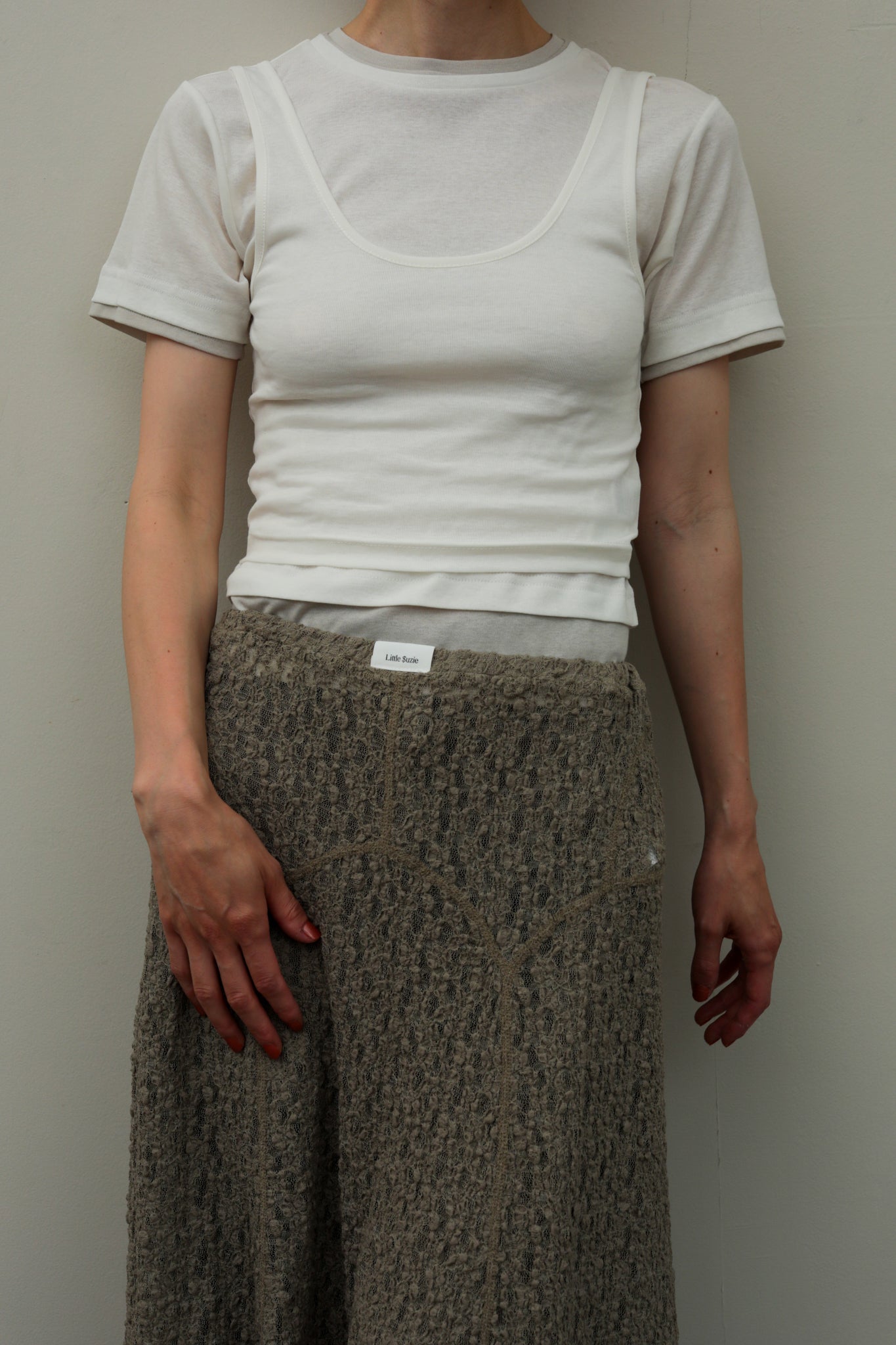 Cool Fraise Layered Tee & Tank(ls42500T)