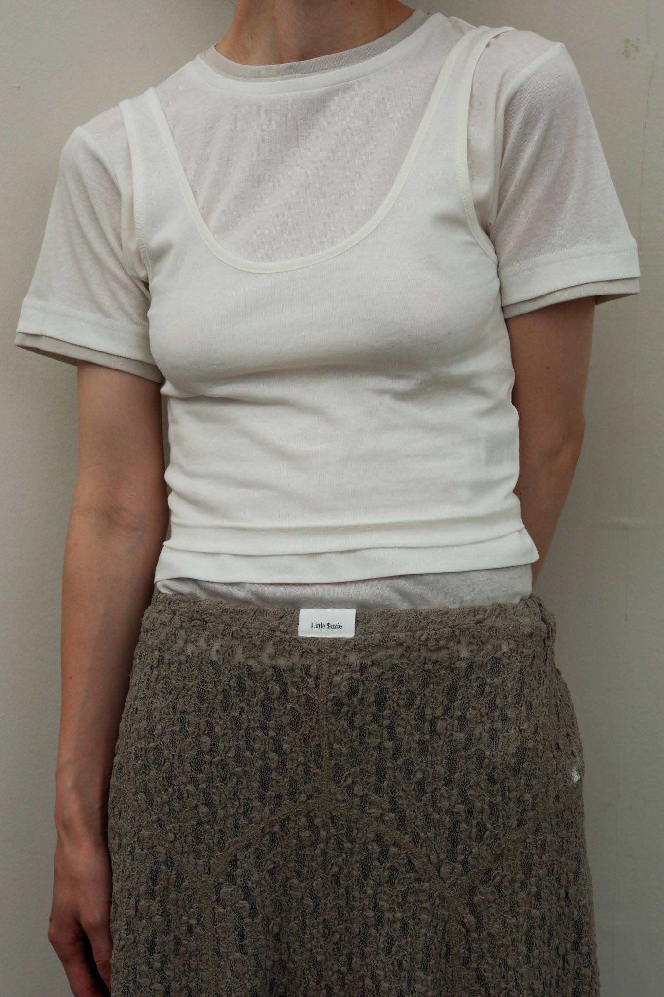Cool Fraise Layered Tee & Tank(ls42500T)