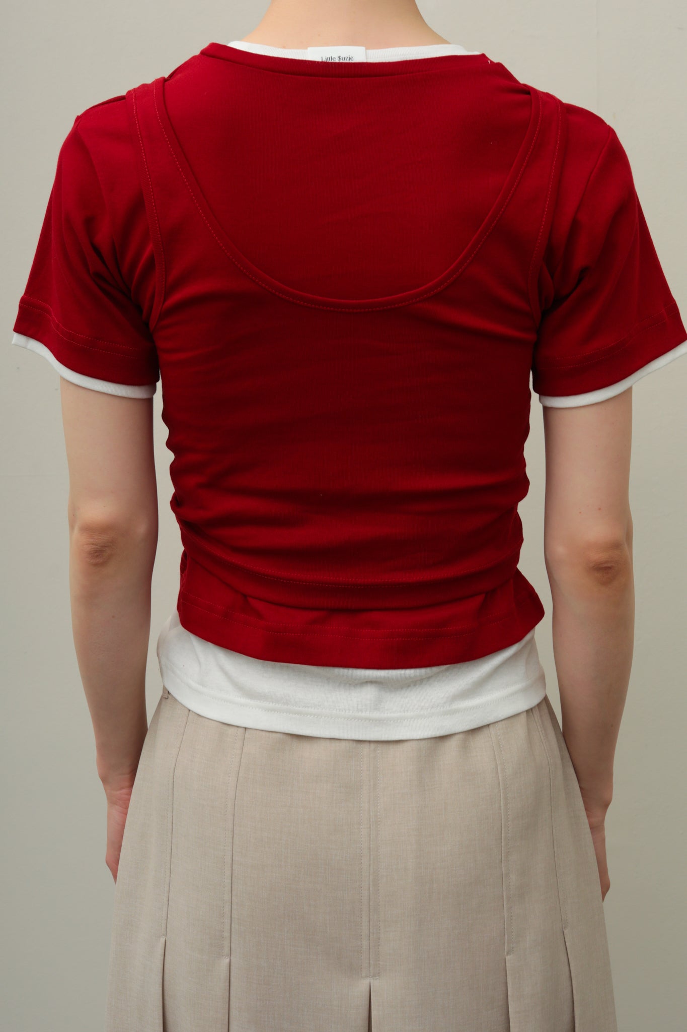 Cool Fraise Layered Tee & Tank(ls42500T)