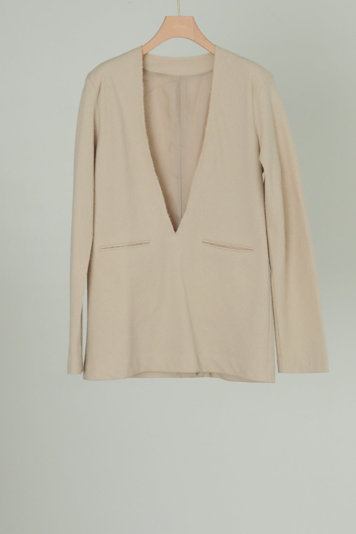 Crape Cotton Wool Bias Pullover JKT (ls44459J)