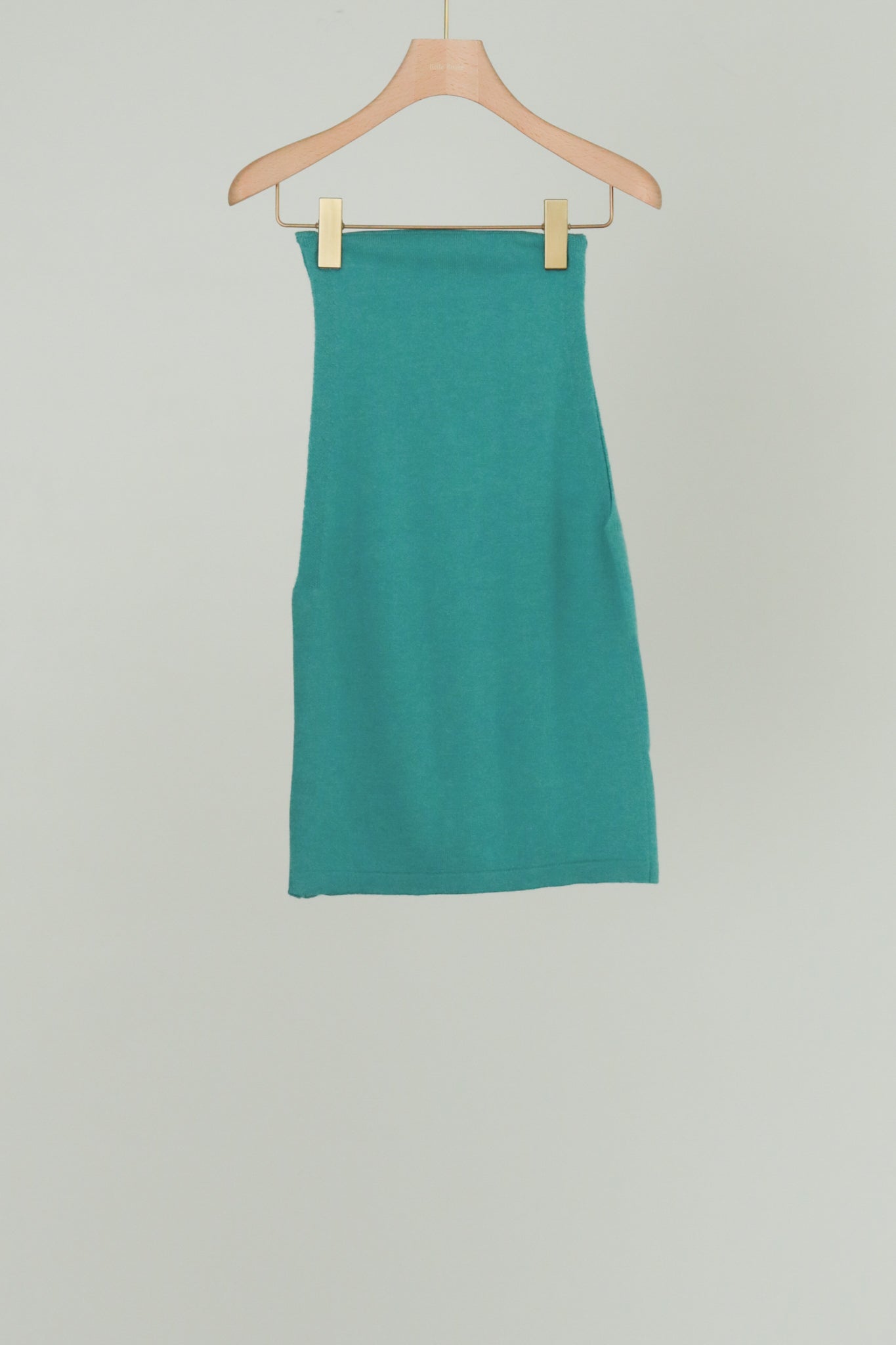 Wool Cashmere Mix One Shoulder Bustier (ls44457K)