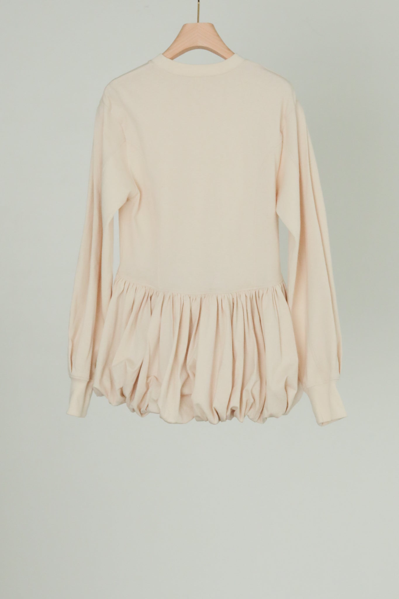 Balloon Hem Switching Tops (ls44465T)