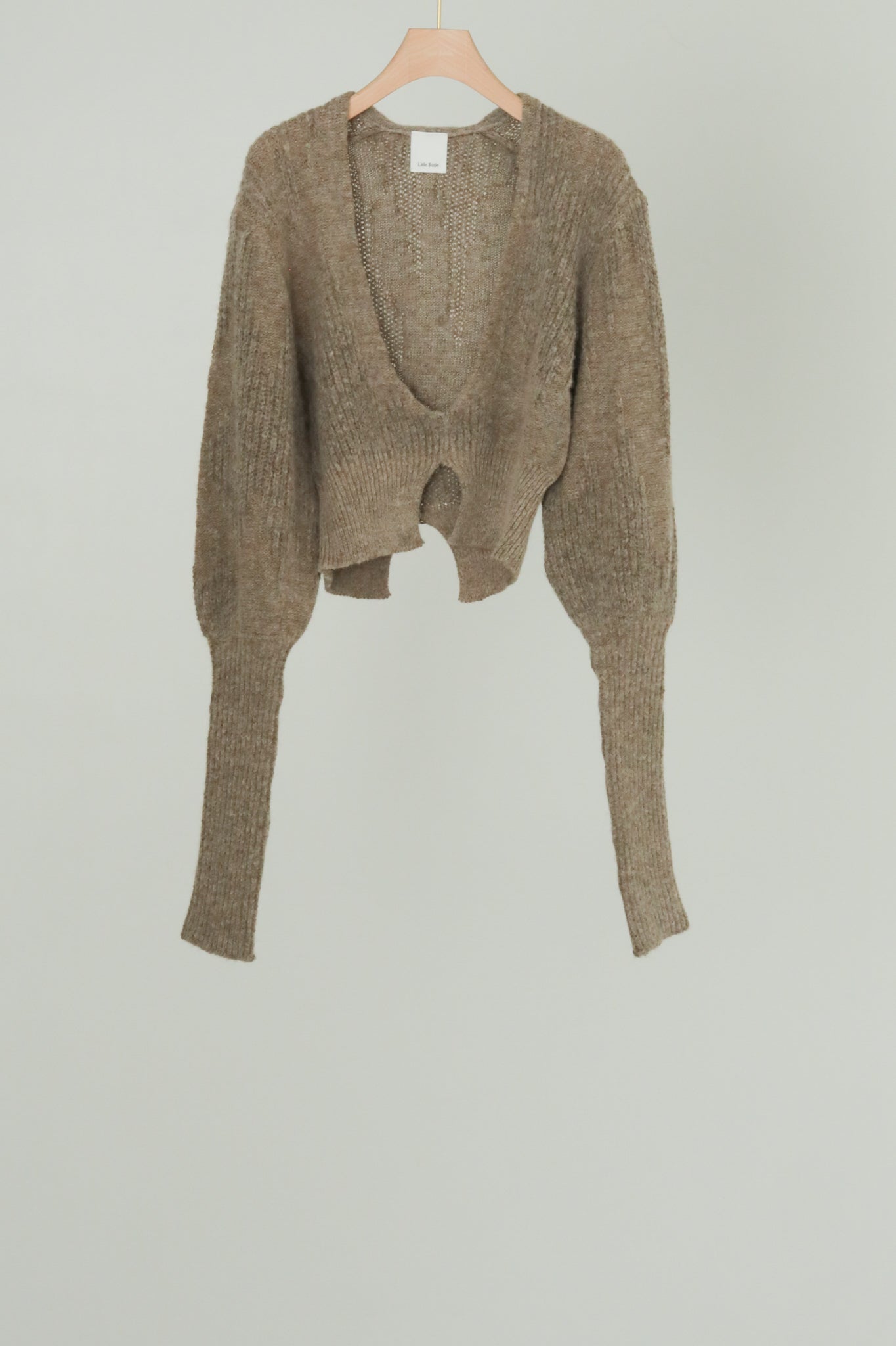 Baby Alpaca Mix Deep V Neck PO (ls44453K)