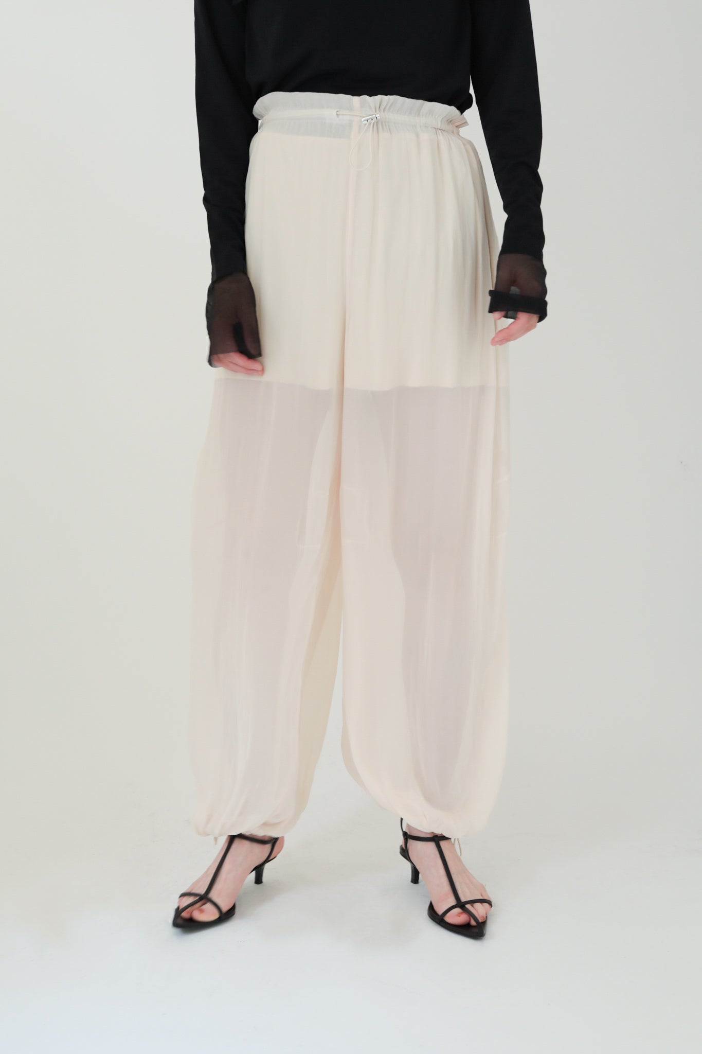 Sheer Balloon Pants(ls32374P)