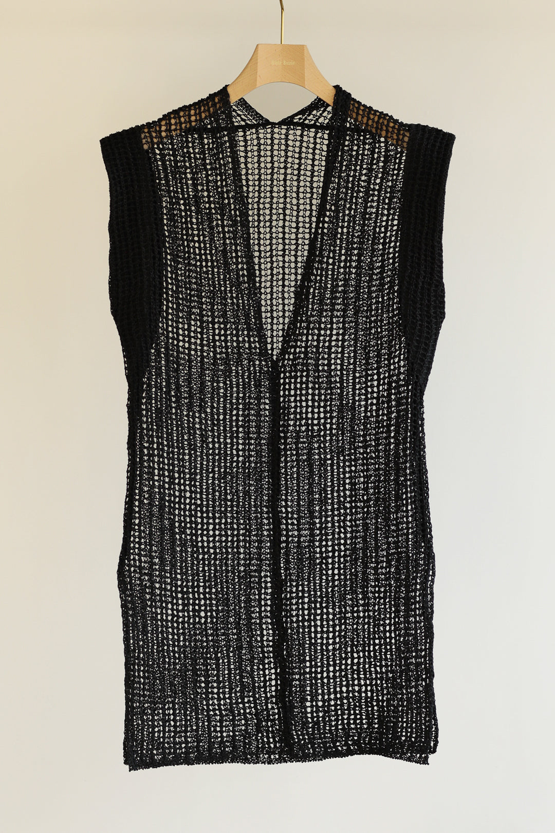 Tape Yarn Mesh Vest(ls12225K)