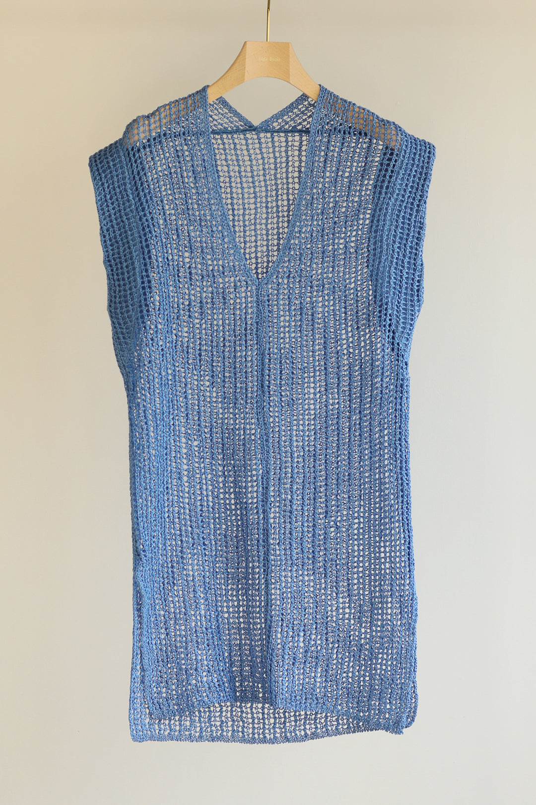 Tape Yarn Mesh Vest(ls12225K)