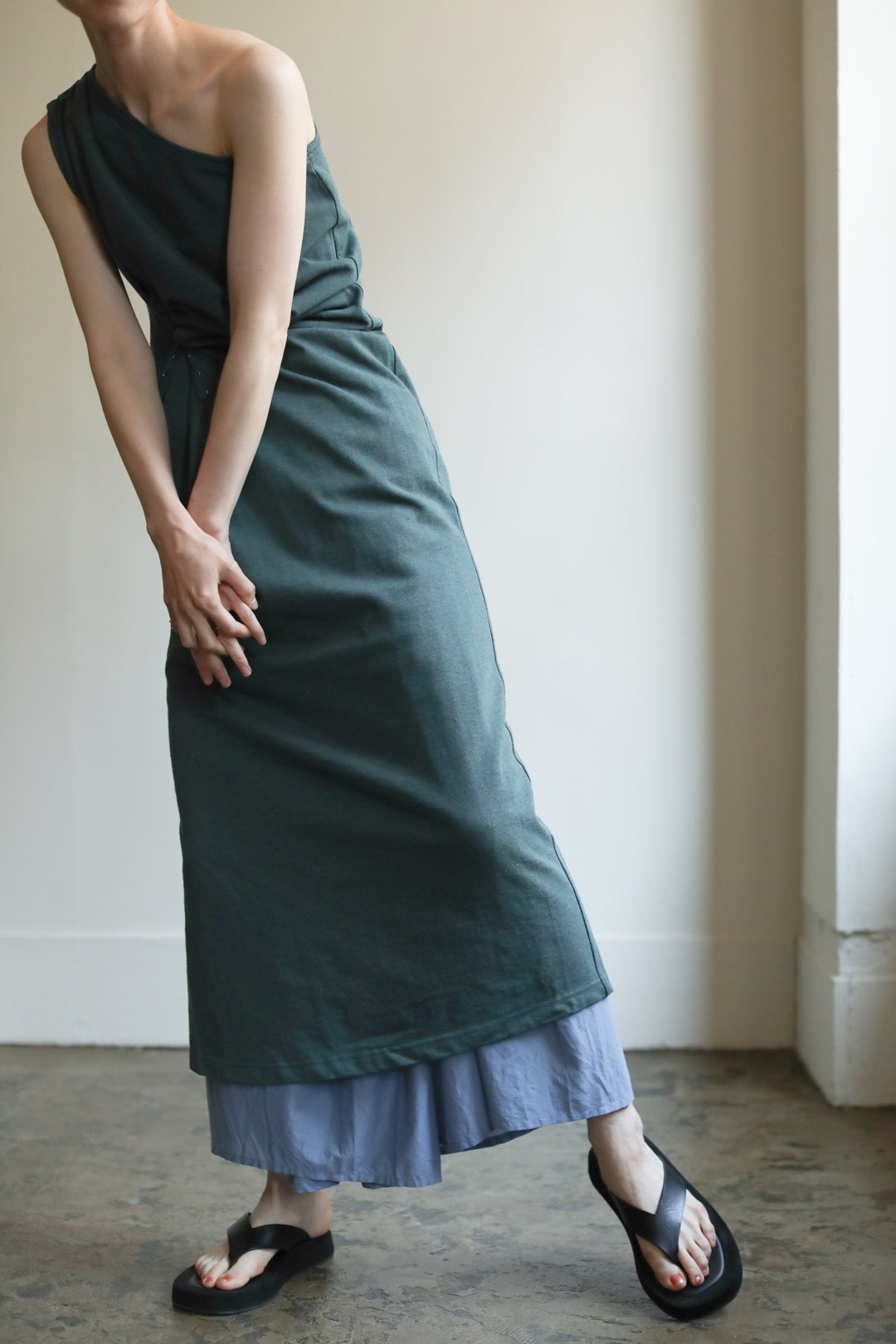 One Shoulder Cut&Sewn Dress(ls103D)