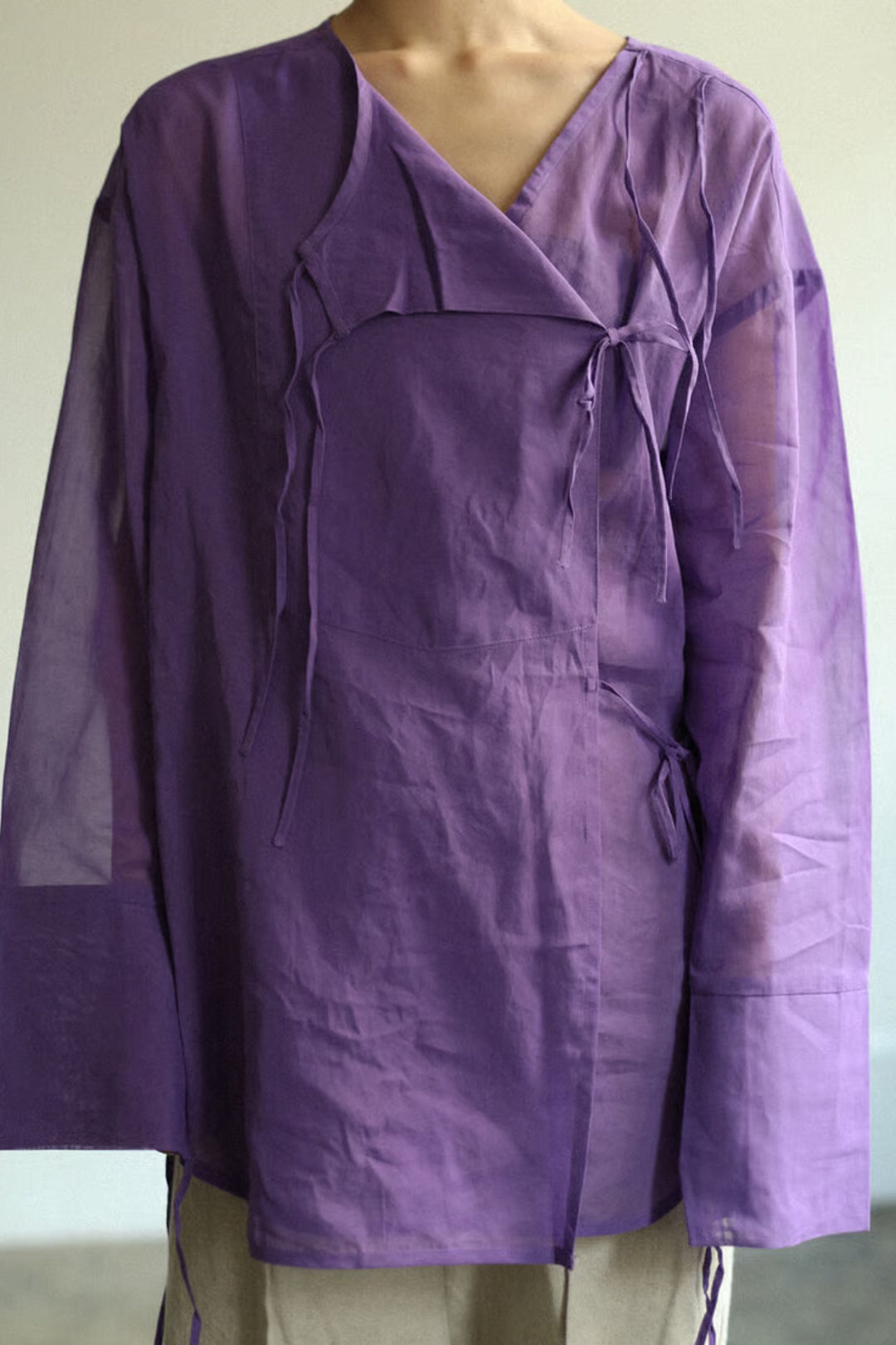 Sheer China Shirt(ls119T)