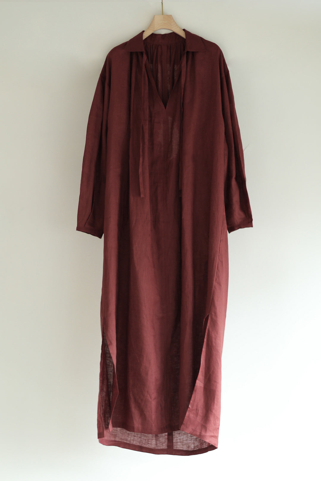 French Linen Back"O" Dress(ls11214D)
