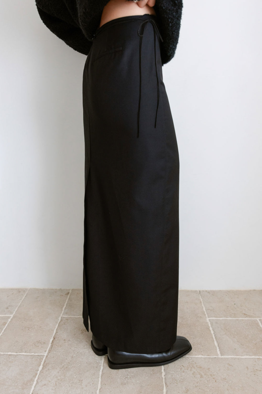 【Studio Doe】Zipper Slit Skirt(DN-25JOLK06)