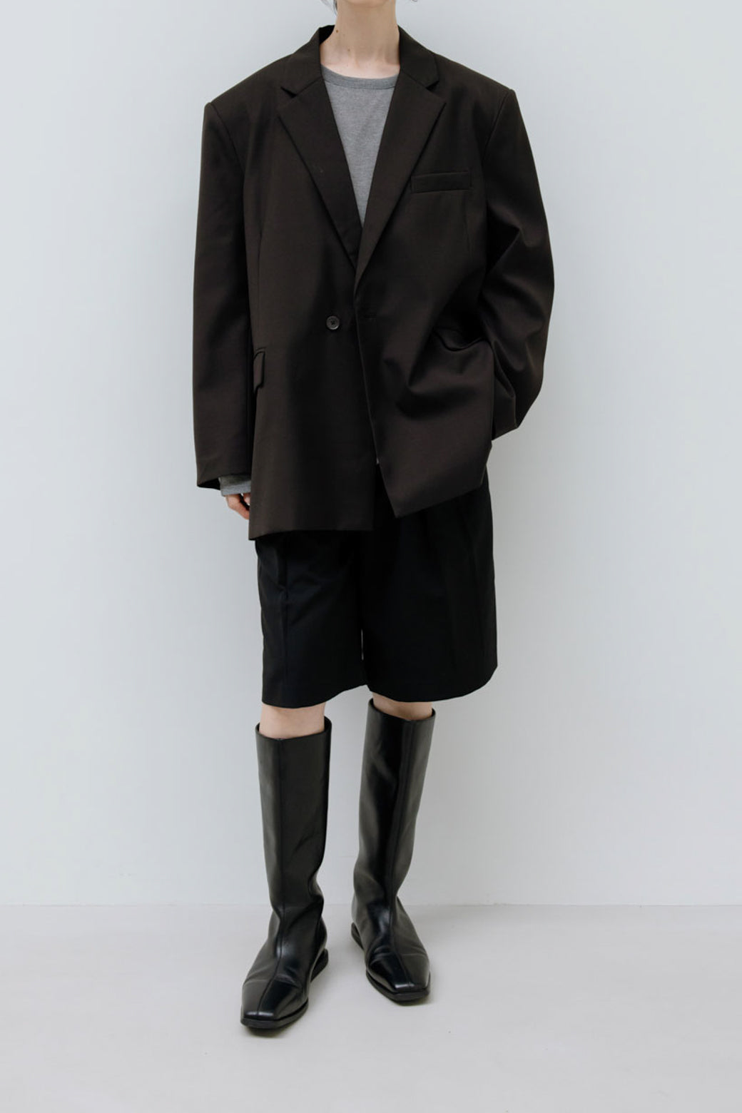 【Studio Doe】Gender Free Classic Oversized Blazer(DN-259OSU09)