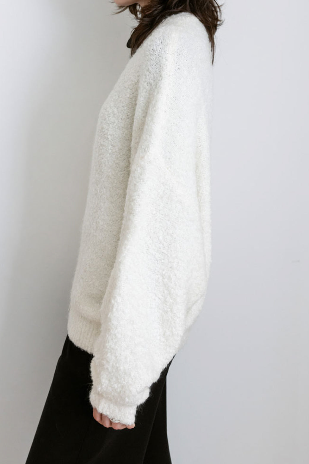 【Studio Doe】Wool V-neck Loose Sweater(DN-25JOKN02)