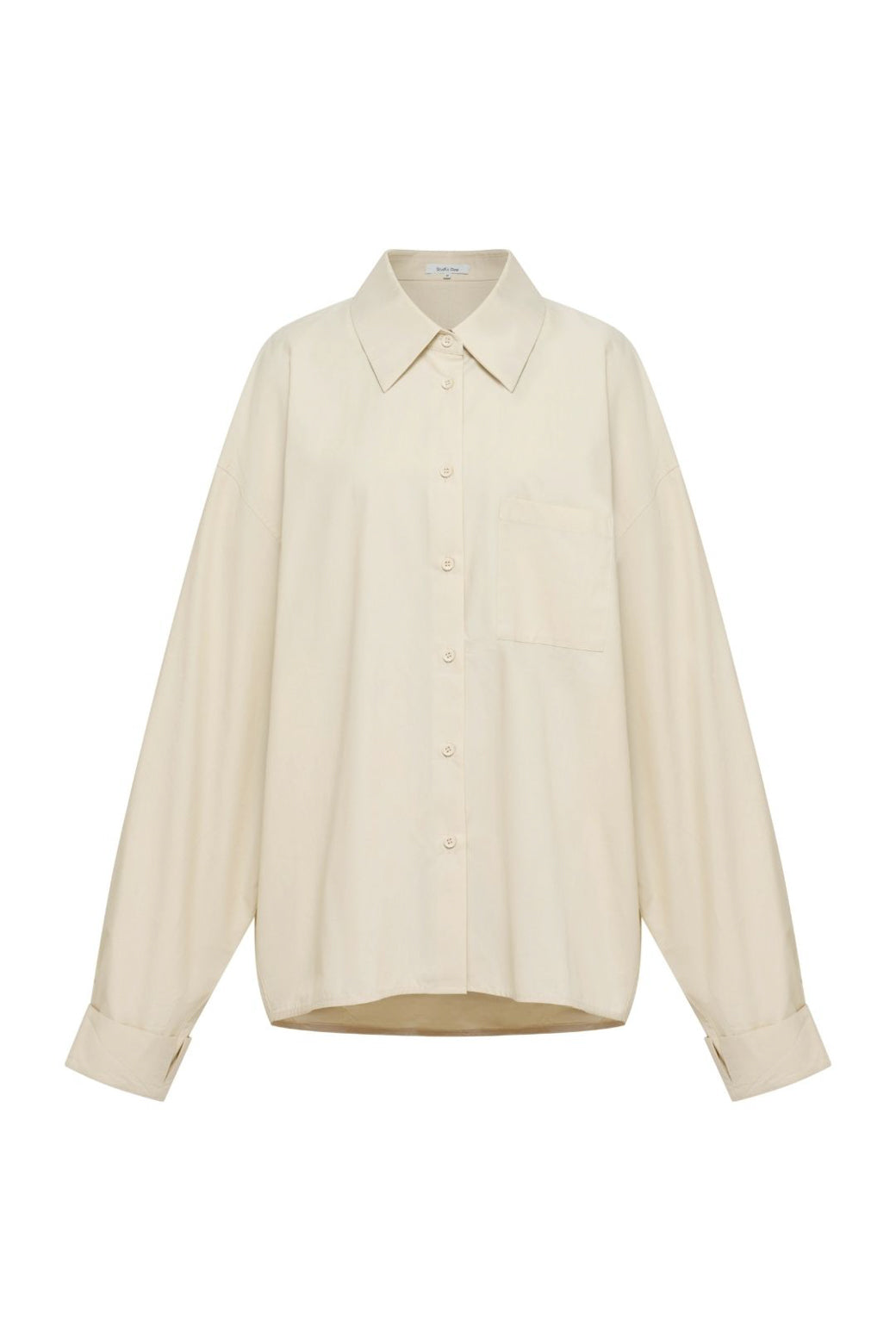 【Studio Doe】Wide Sleeve Cocoon Shirt(DN-259CRT05-RBE-S0)