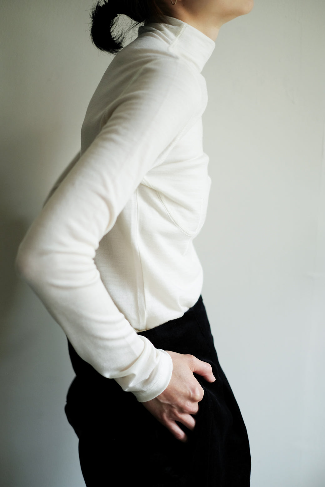 Washable Wool Corset Stitch Top (ls24335T)