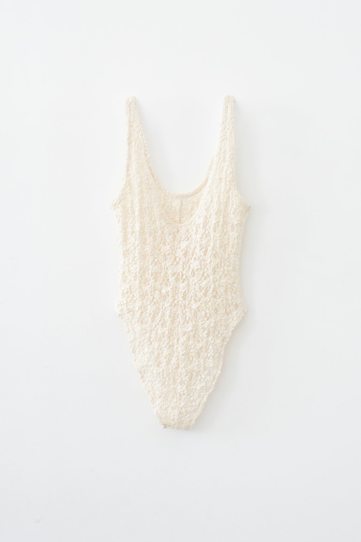 Cotton Shrink Lace Bodysuit (ls72633T)