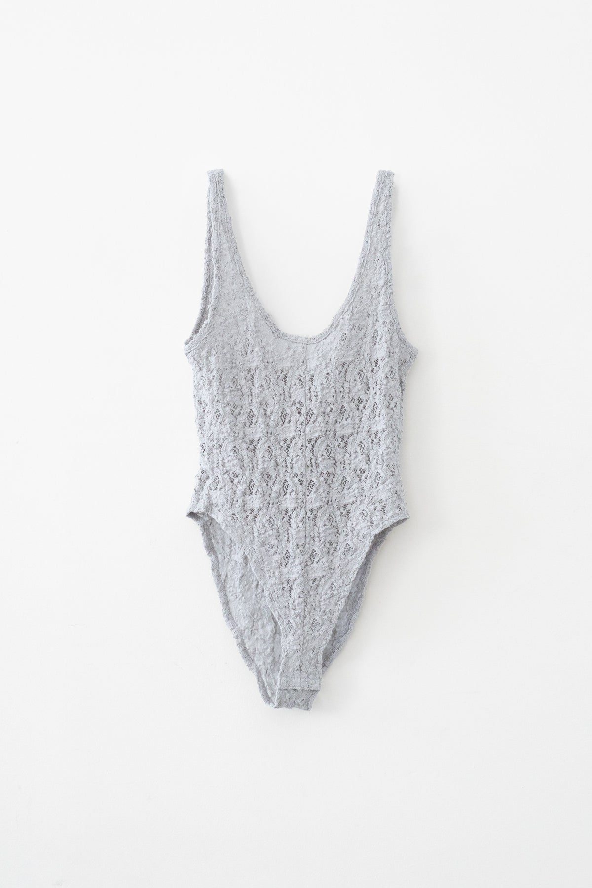 Cotton Shrink Lace Bodysuit (ls72633T)