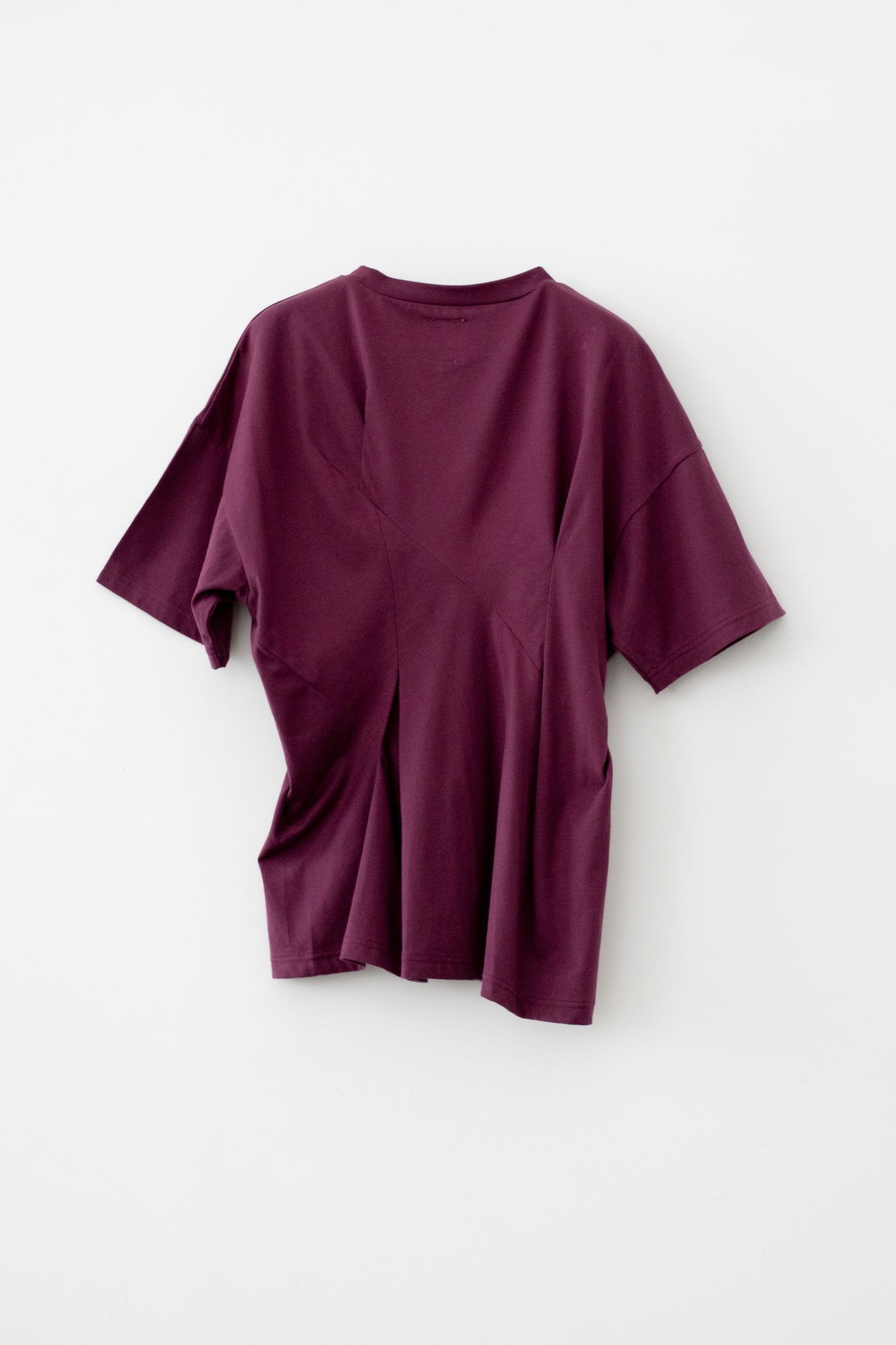 Supima Cotton Spiral Seam  Random Stitching S/S Tee (ls72661T)