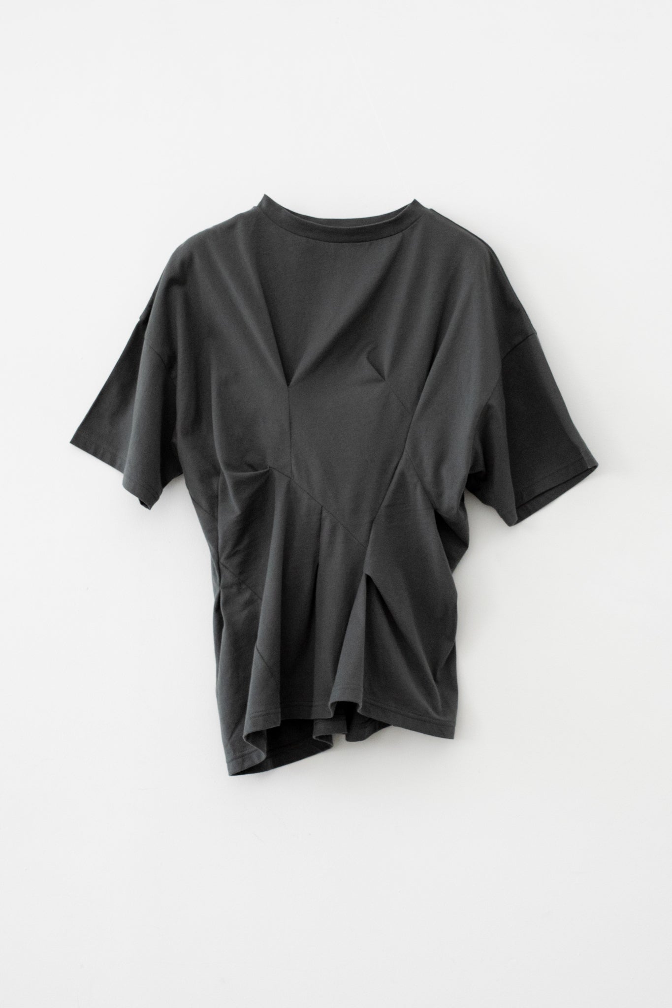 Supima Cotton Spiral Seam  Random Stitching S/S Tee (ls72661T)