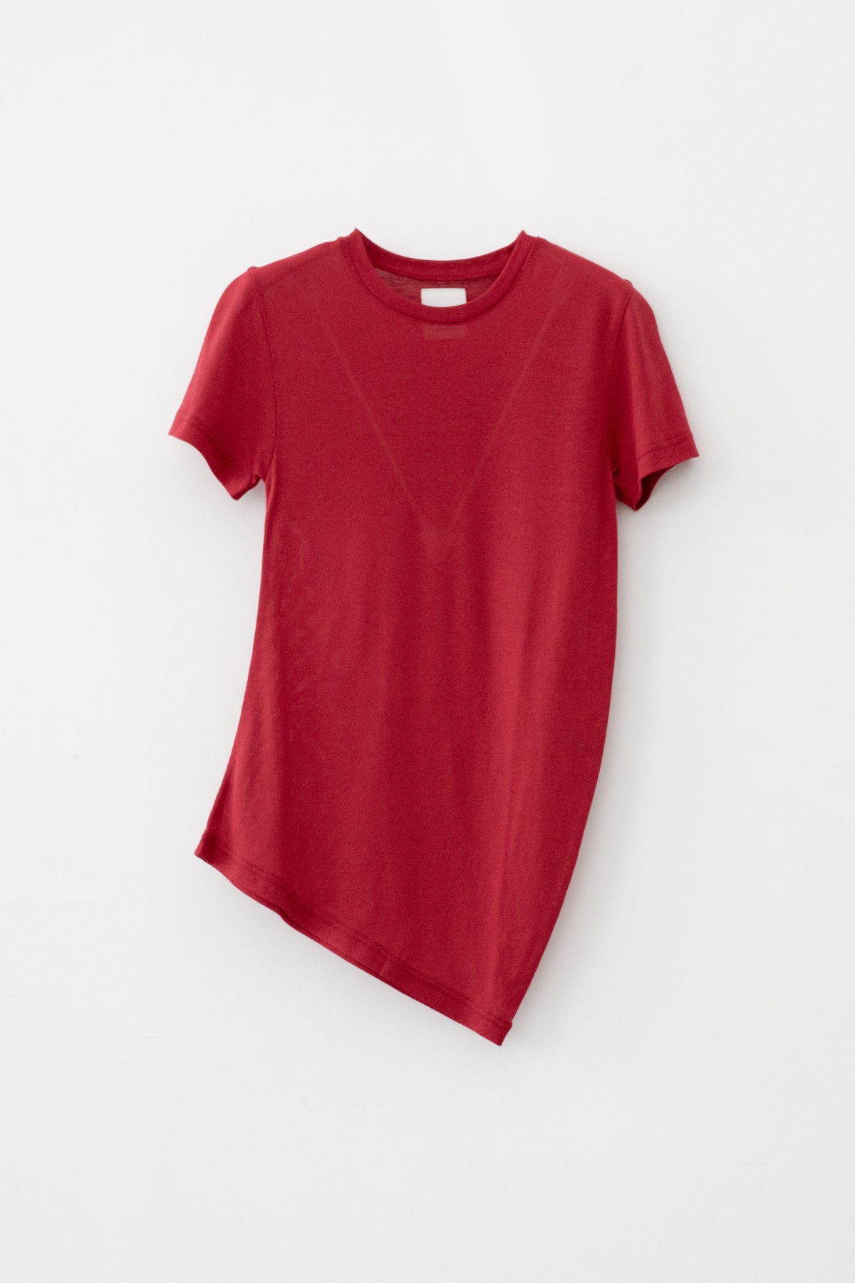 High Twist Sheer Jersey Distorted S/S Tee (ls72640T)
