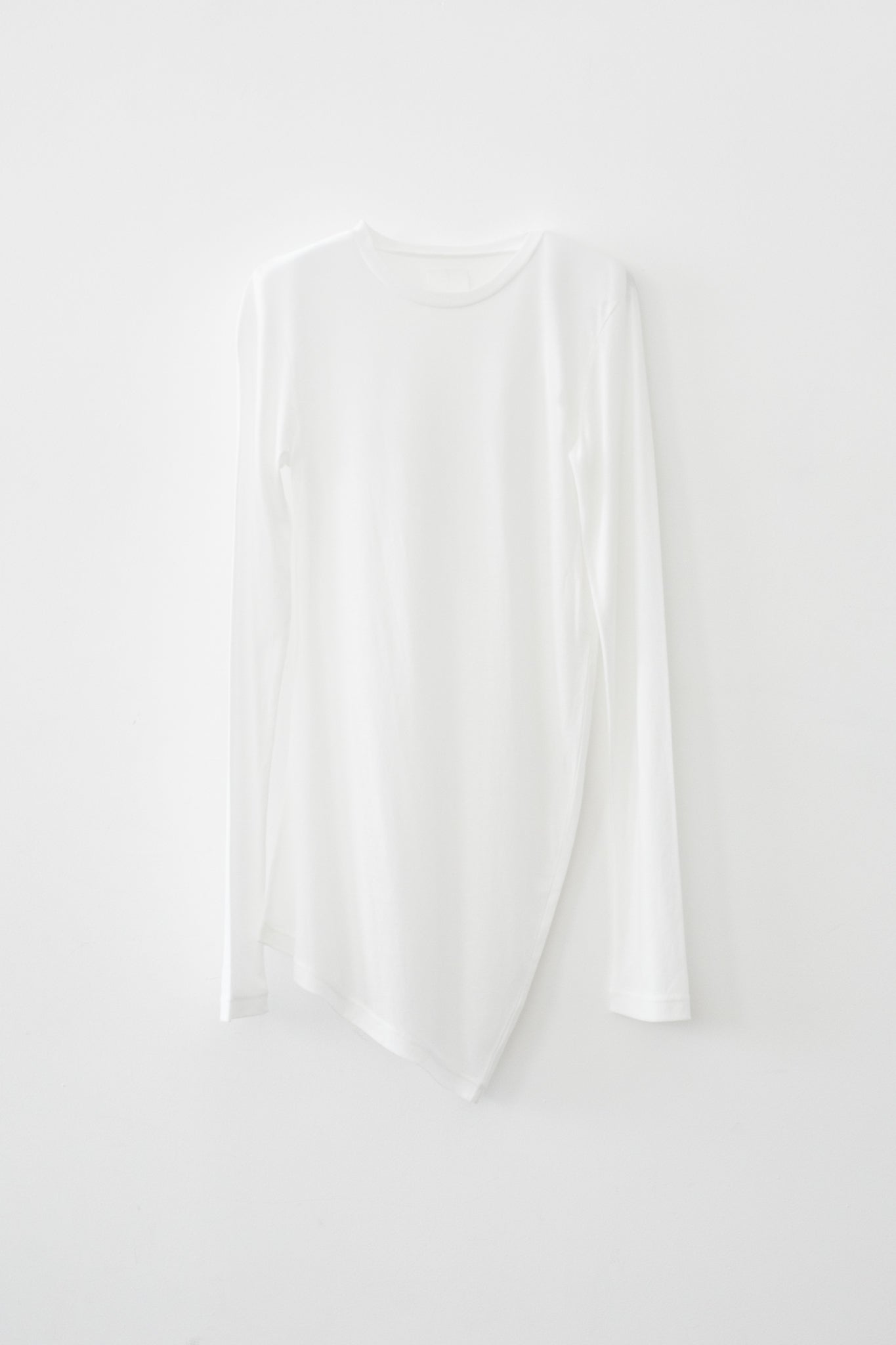High Twist Sheer Jersey Distorted L/S Tee (ls72642T)