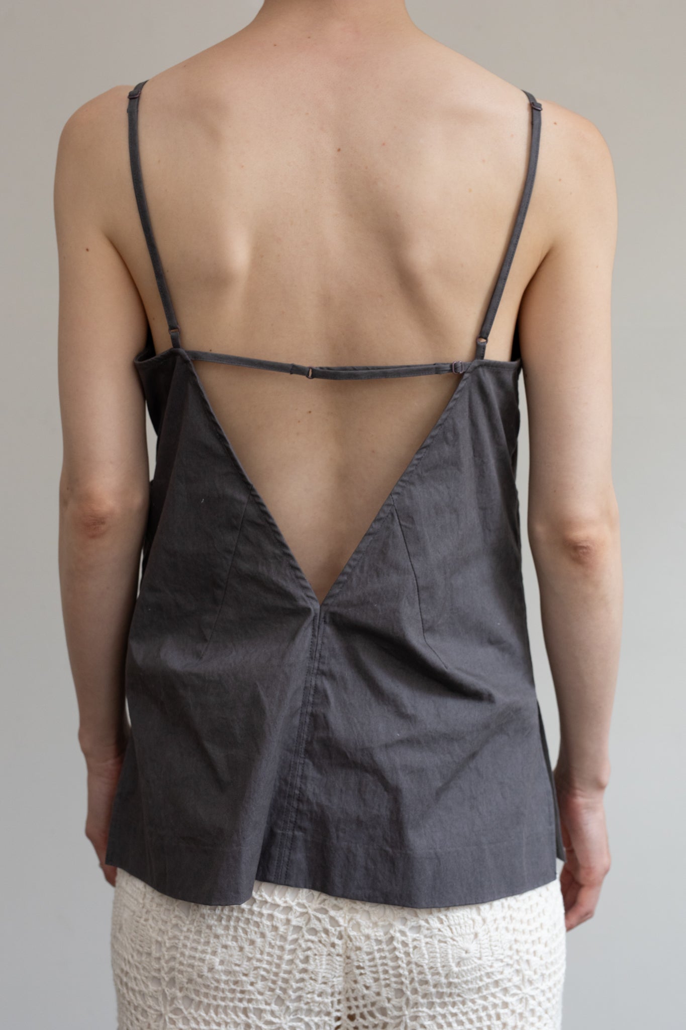 Dyed Broad Back Open Pocket Top（ls52504T）