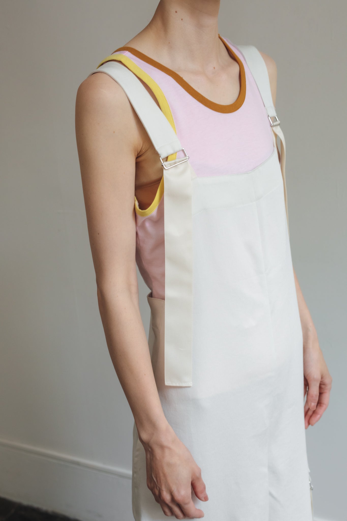 Satin Tape Drawstring Jumpsuit (ls32360P)