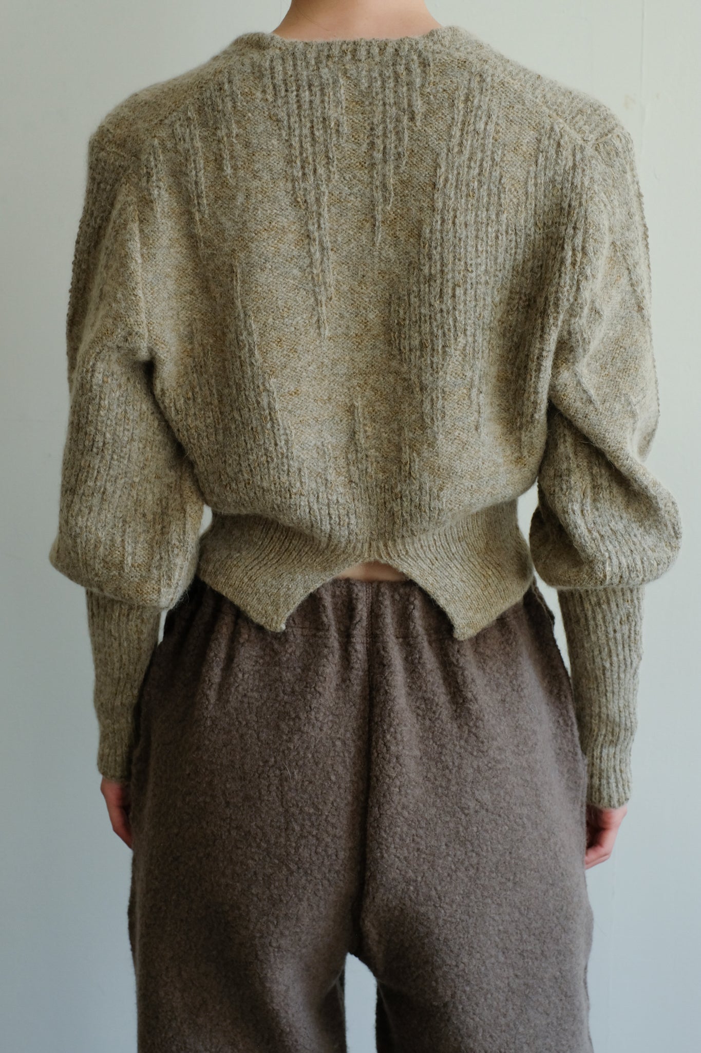 Baby Alpaca Mix Deep V Neck PO (ls44453K)
