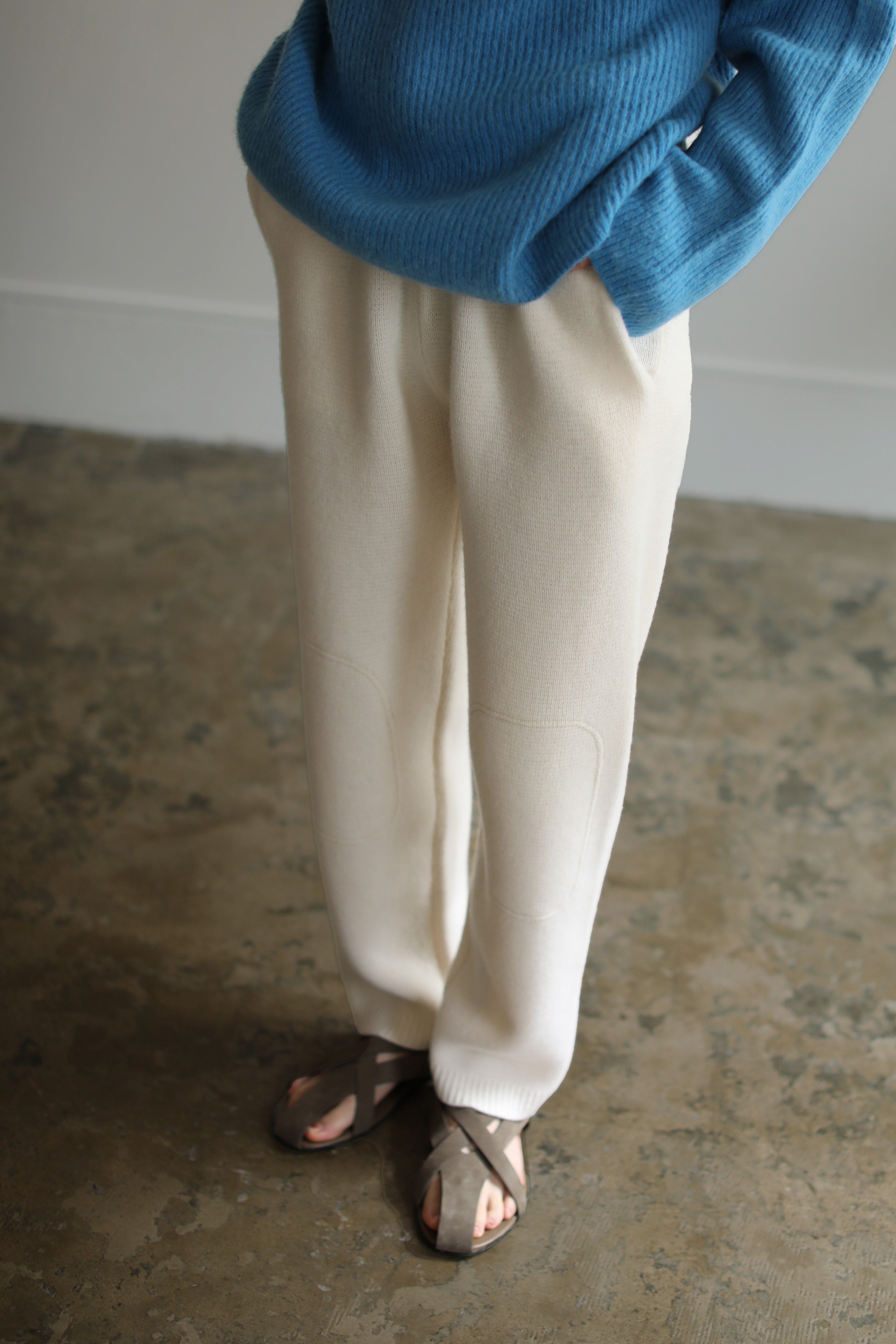 Knee Stitch Knit Pants（ls14247P）