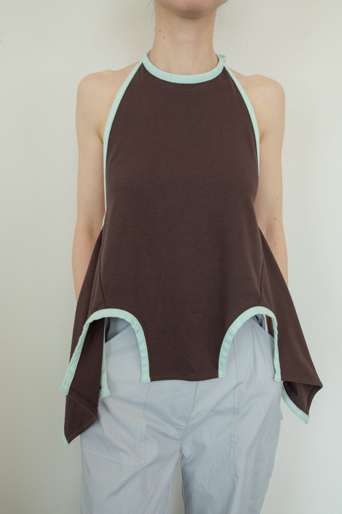 Color Piping Bib（ls52563T）