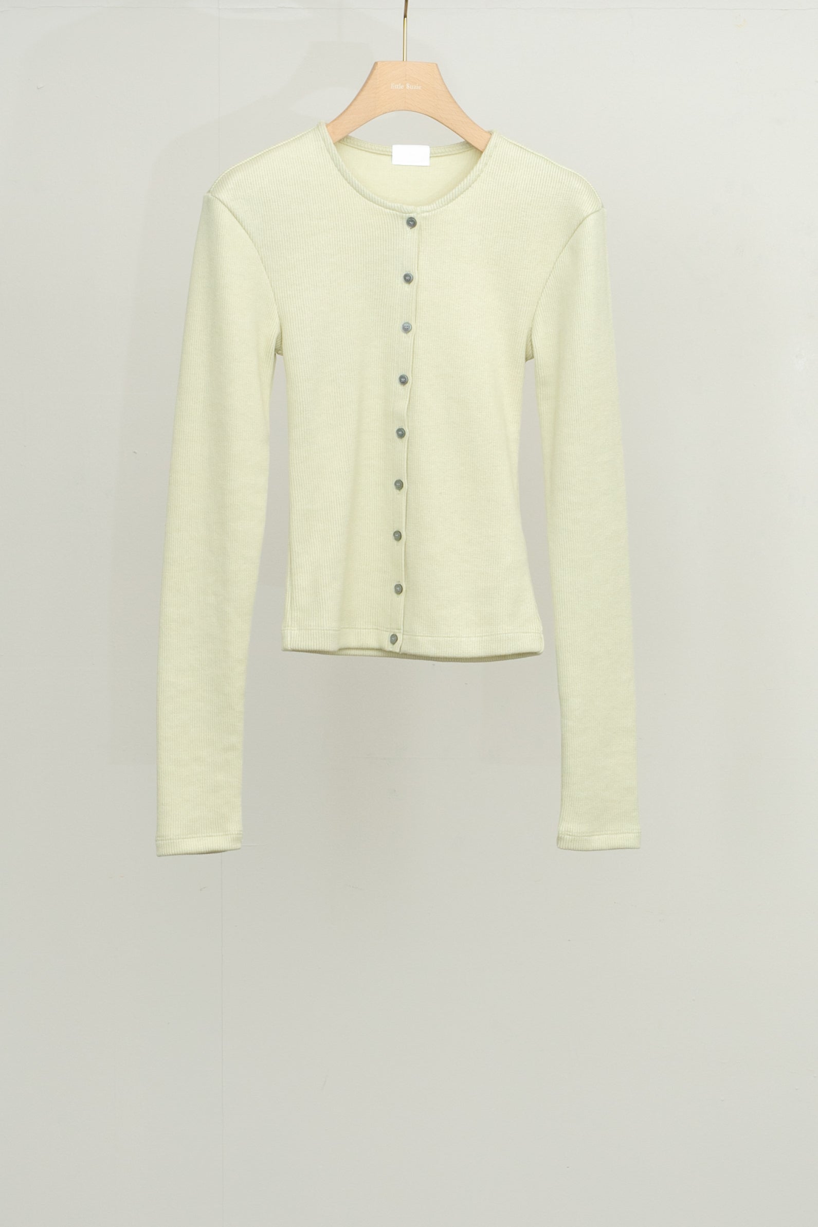 Tight Hem Rib Cardigan (ls52530T)